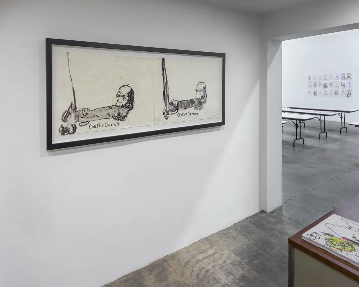   Men in LA: Three Generations of Drawings  Installation View The Box, 2014  Photo: Fredrik Nilsen 