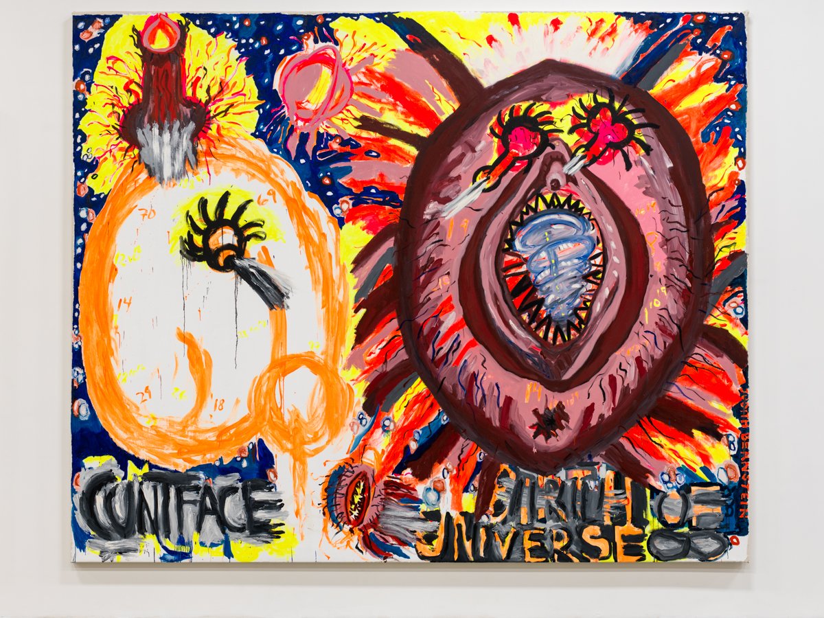  Judith Bernstein  Birth of the Universe #6: Cuntface , 2013 Photo: Fredrik Nilsen 