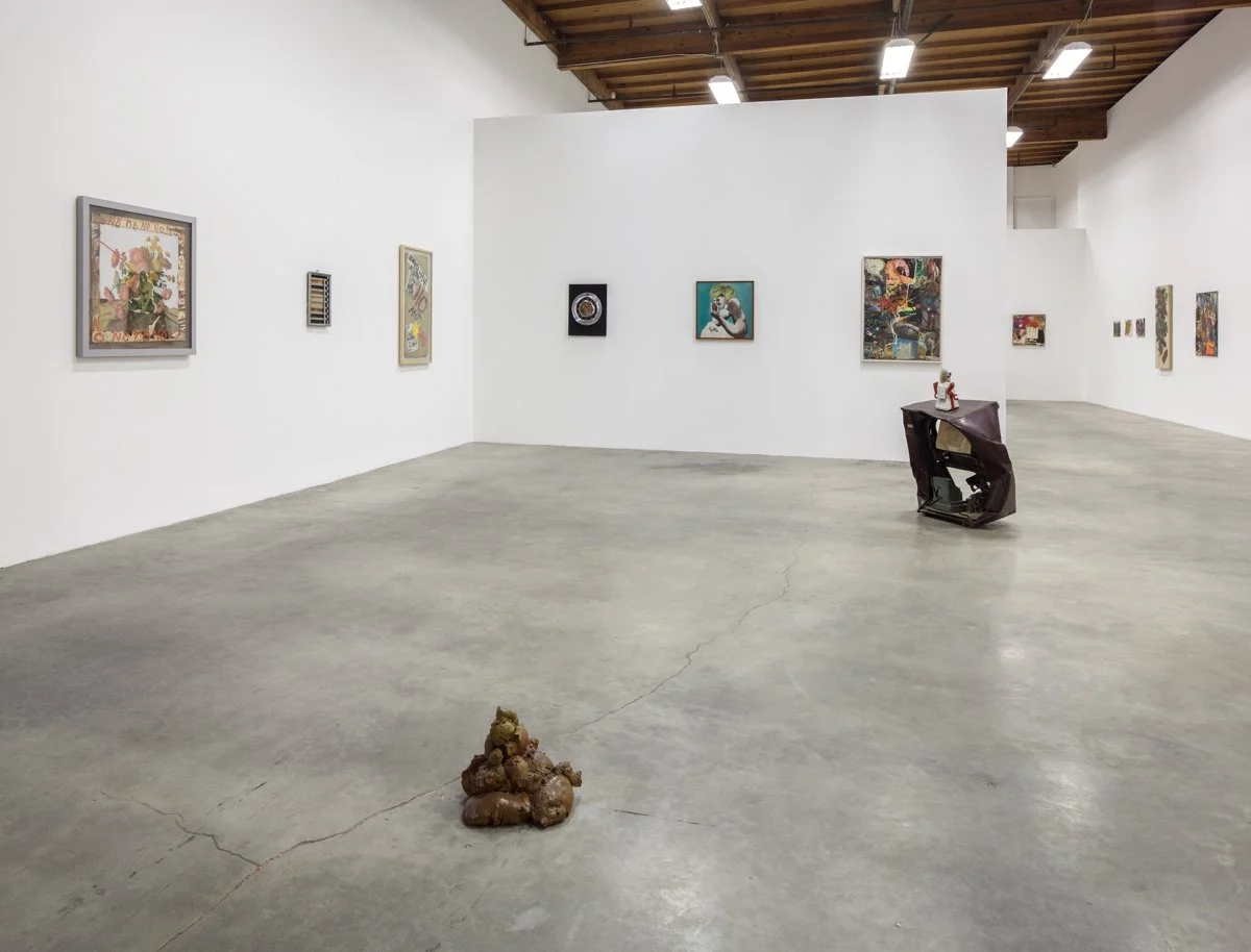   The Three Prophets: Stanley Fisher, Sam Goodman, Boris Lurie  Installation View The Box, 2013  Photo by Fredrik Nilsen 