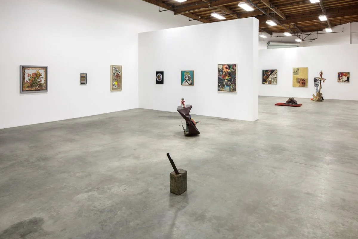   The Three Prophets: Stanley Fisher, Sam Goodman, Boris Lurie  Installation View The Box, 2013  Photo by Fredrik Nilsen 