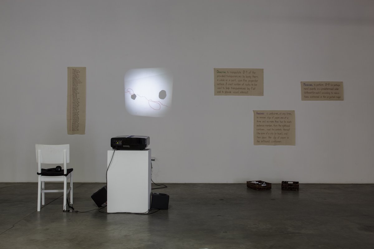  Simone Forti  Projections on Elevation Tunes , 1967/2012 Installation View Photo: Fredrik Nilsen 