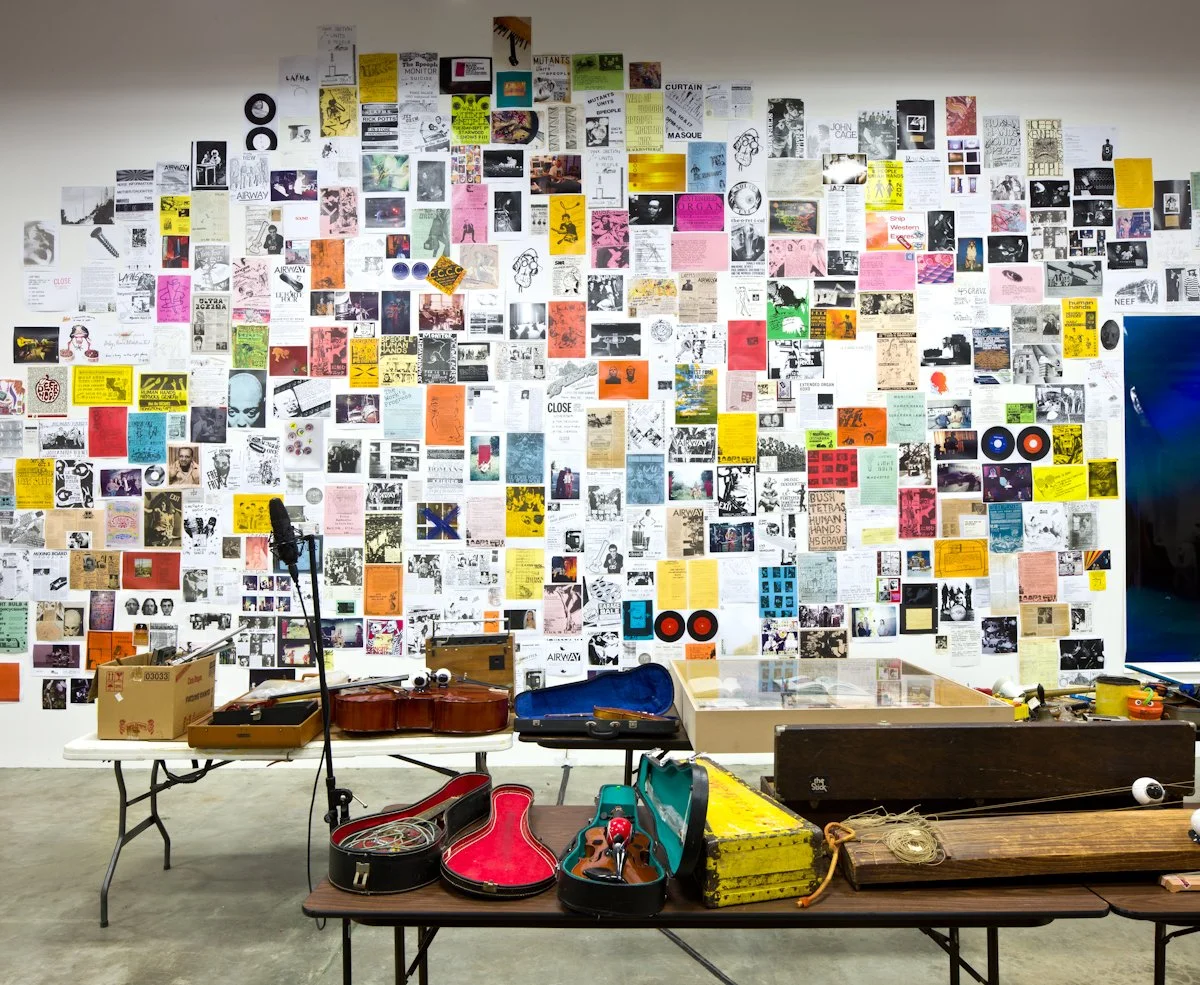 Los Angeles Free Music Society  1972-2012: Beneath the Valley of the Lowest Form of Music  Installation View The Box, 2012  Photo: Fredrik Nilsen 