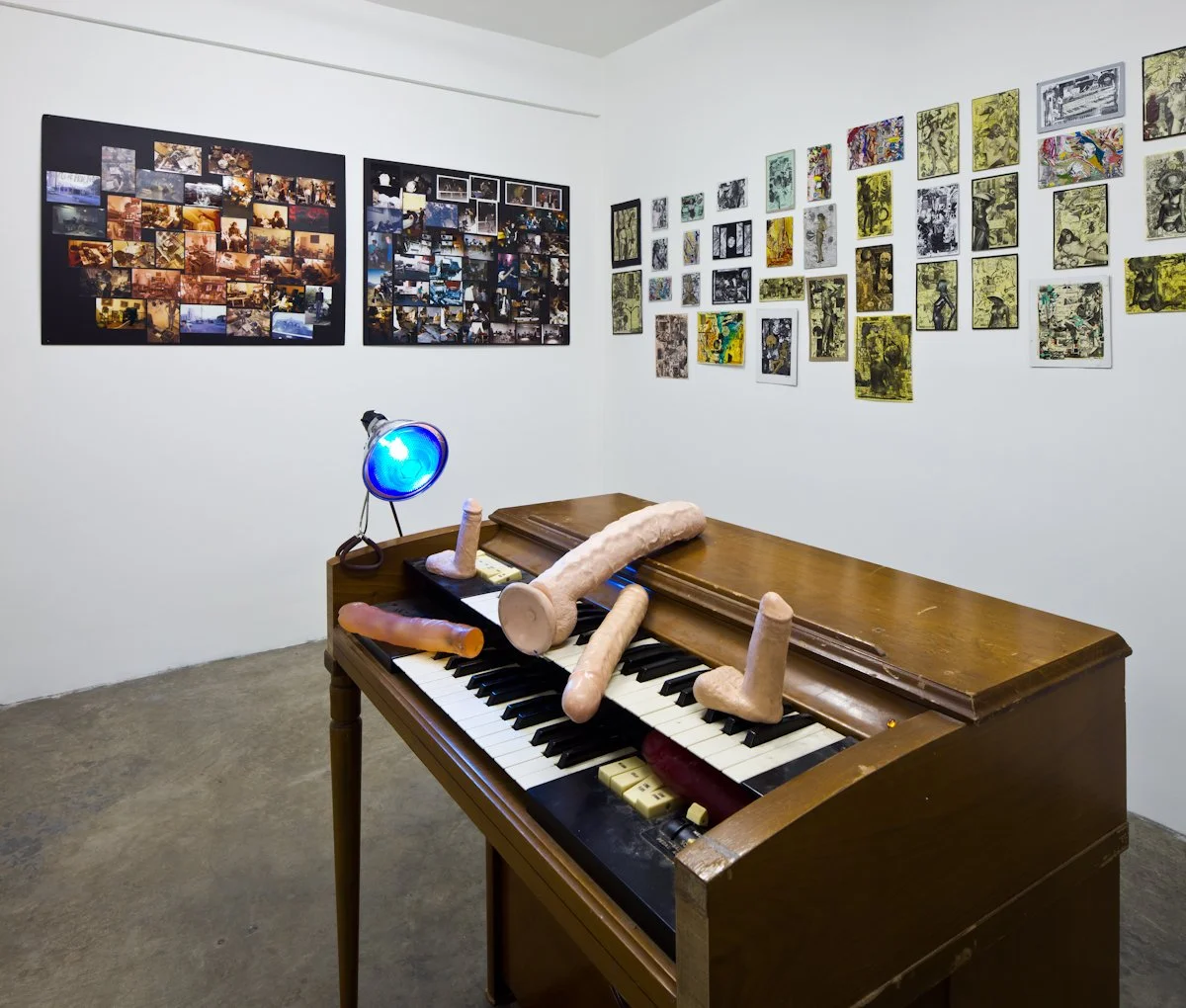  Los Angeles Free Music Society  1972-2012: Beneath the Valley of the Lowest Form of Music  Installation View The Box, 2012  Photo: Fredrik Nilsen 