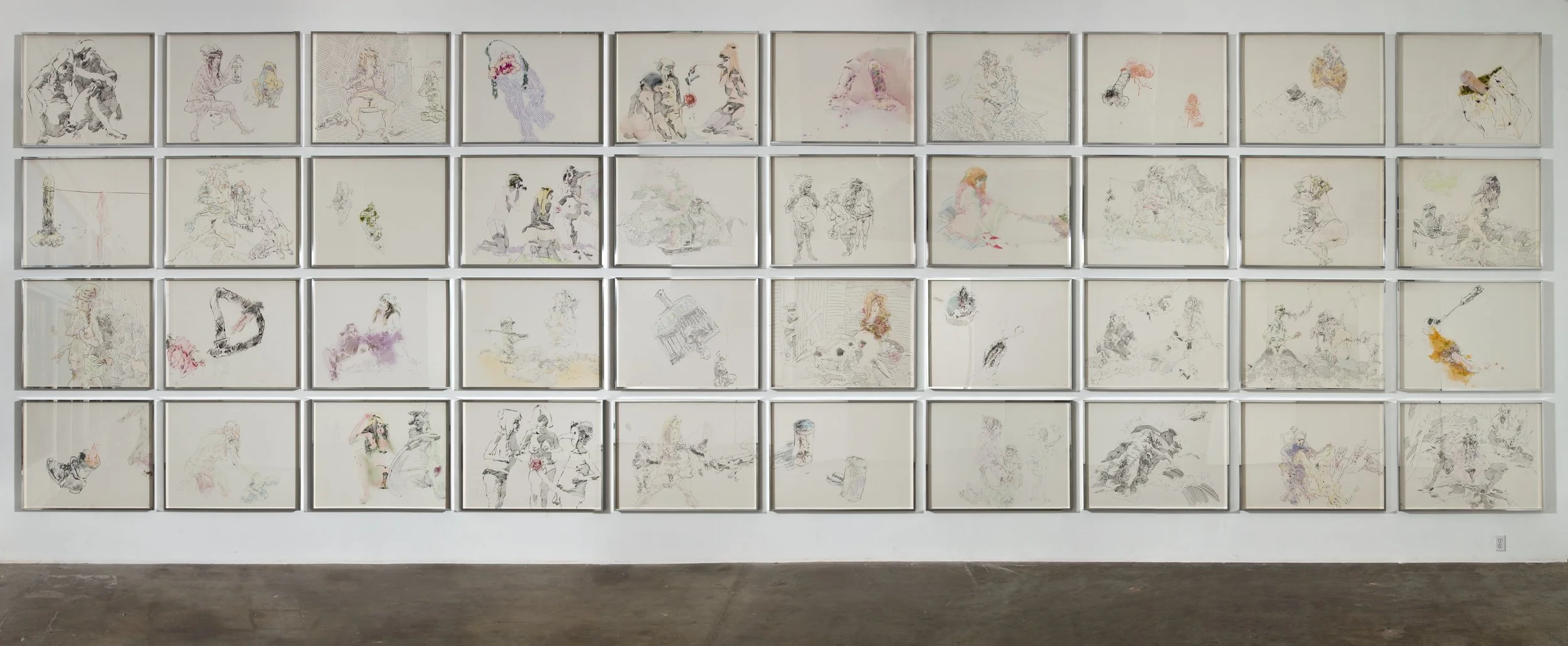  40 Drawings 2011 Installation View  Photography © Fredrik Nilsen Studio 