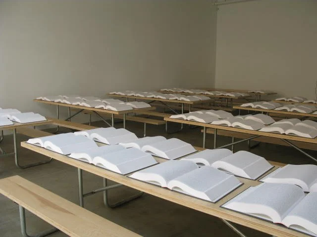  Untitled (Iraq Book Project) 2009 Installation View Photo: Fredrik Nilsen 