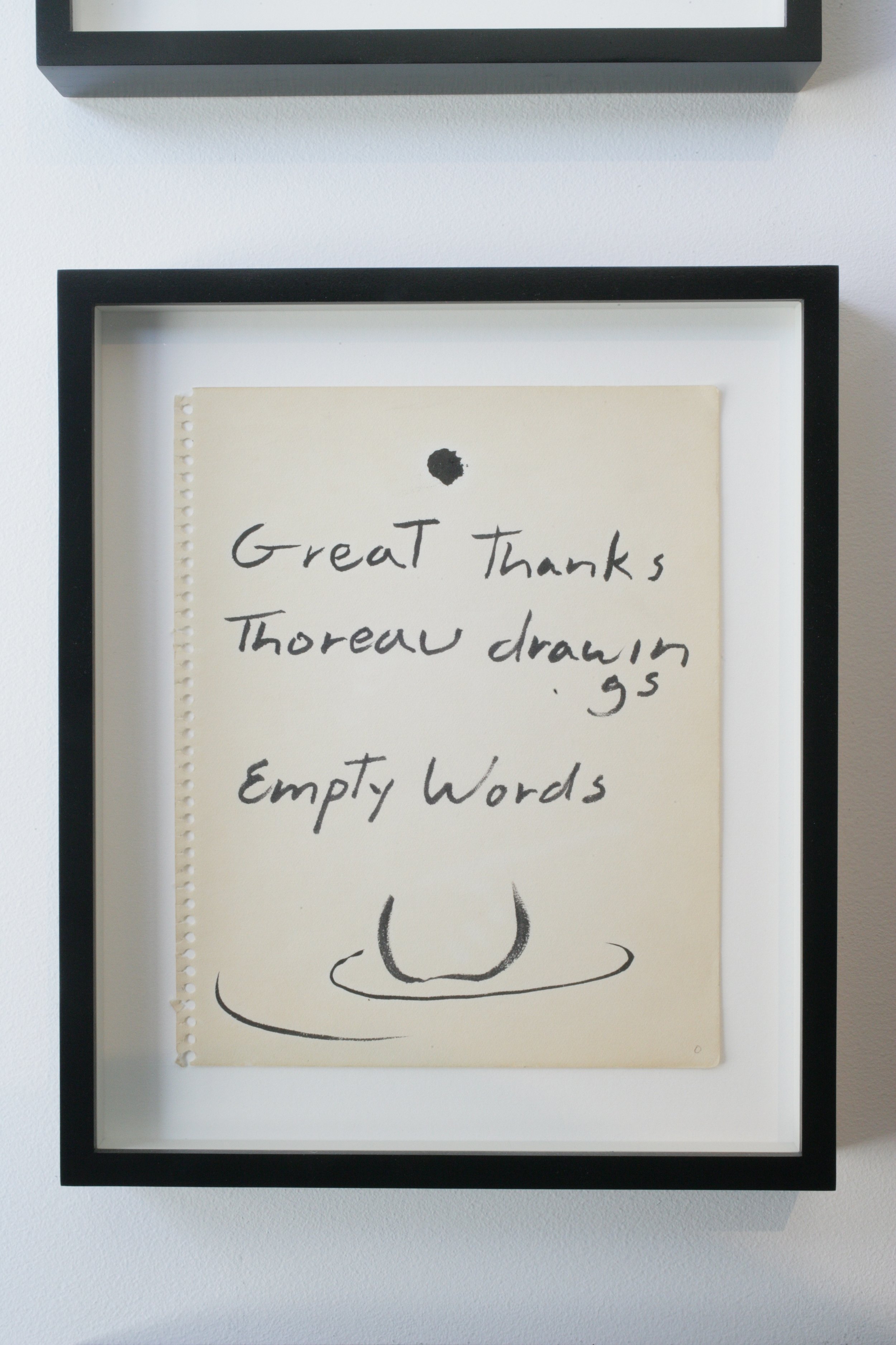  Great Thanks, Empty Words 1984 Detail View Photo: Fredrik Nilsen 
