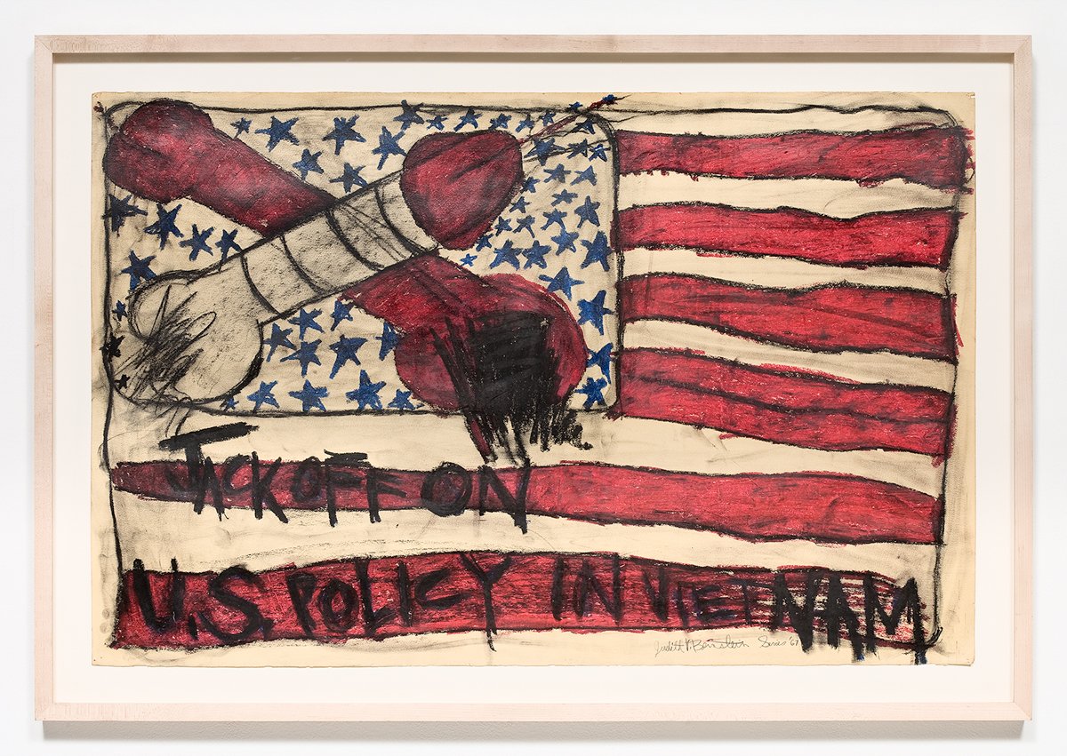  JACK-OFF ON US POLICY IN VIETNAM 1967 Photo: Fredrik Nilsen 