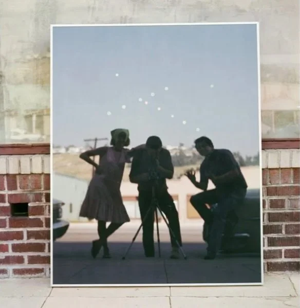  Photos of Black Glass Paintings 1965 Image Courtesy of the artist and the Box 