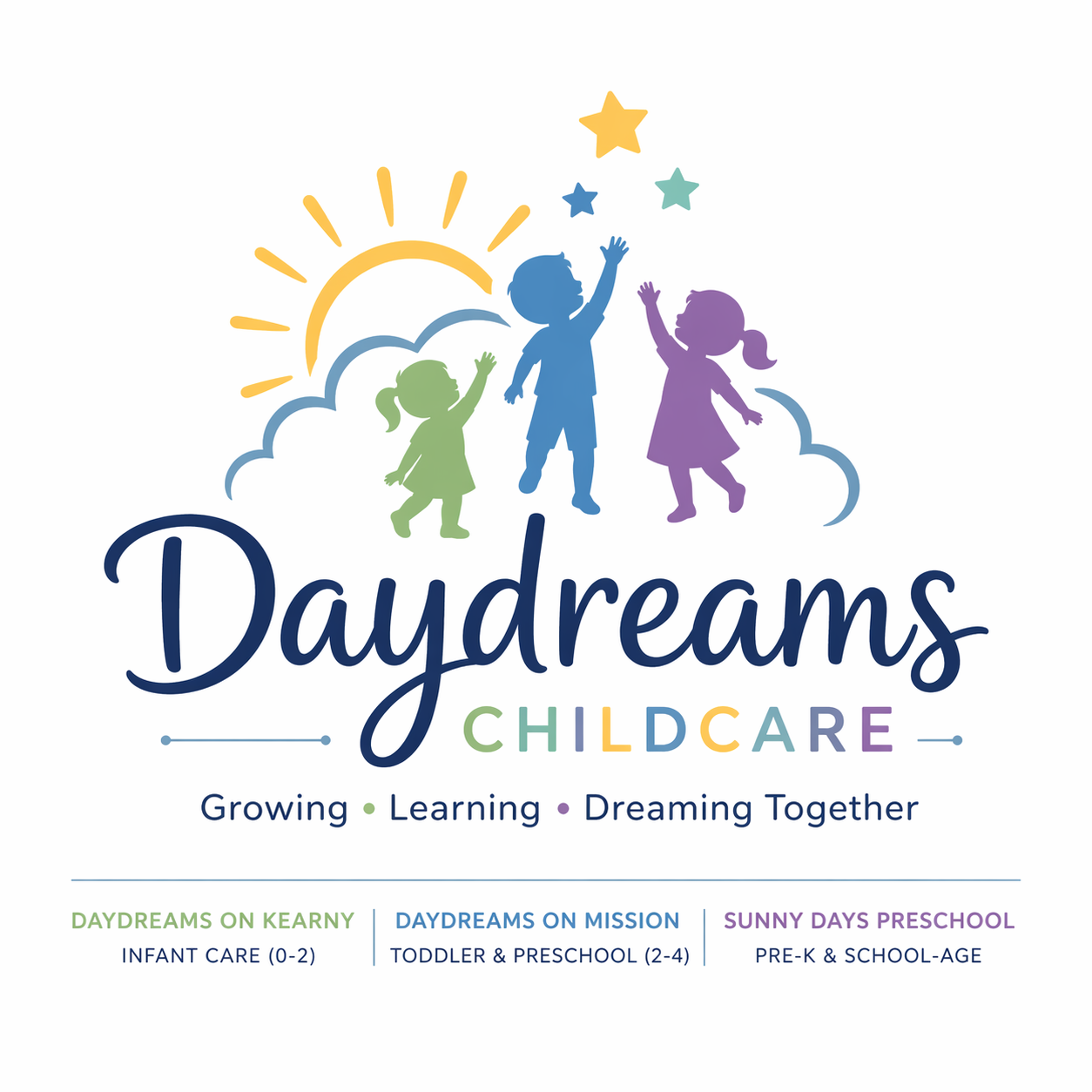 Daydreams Childcare in Salem offering infant care, preschool, and school-age programs