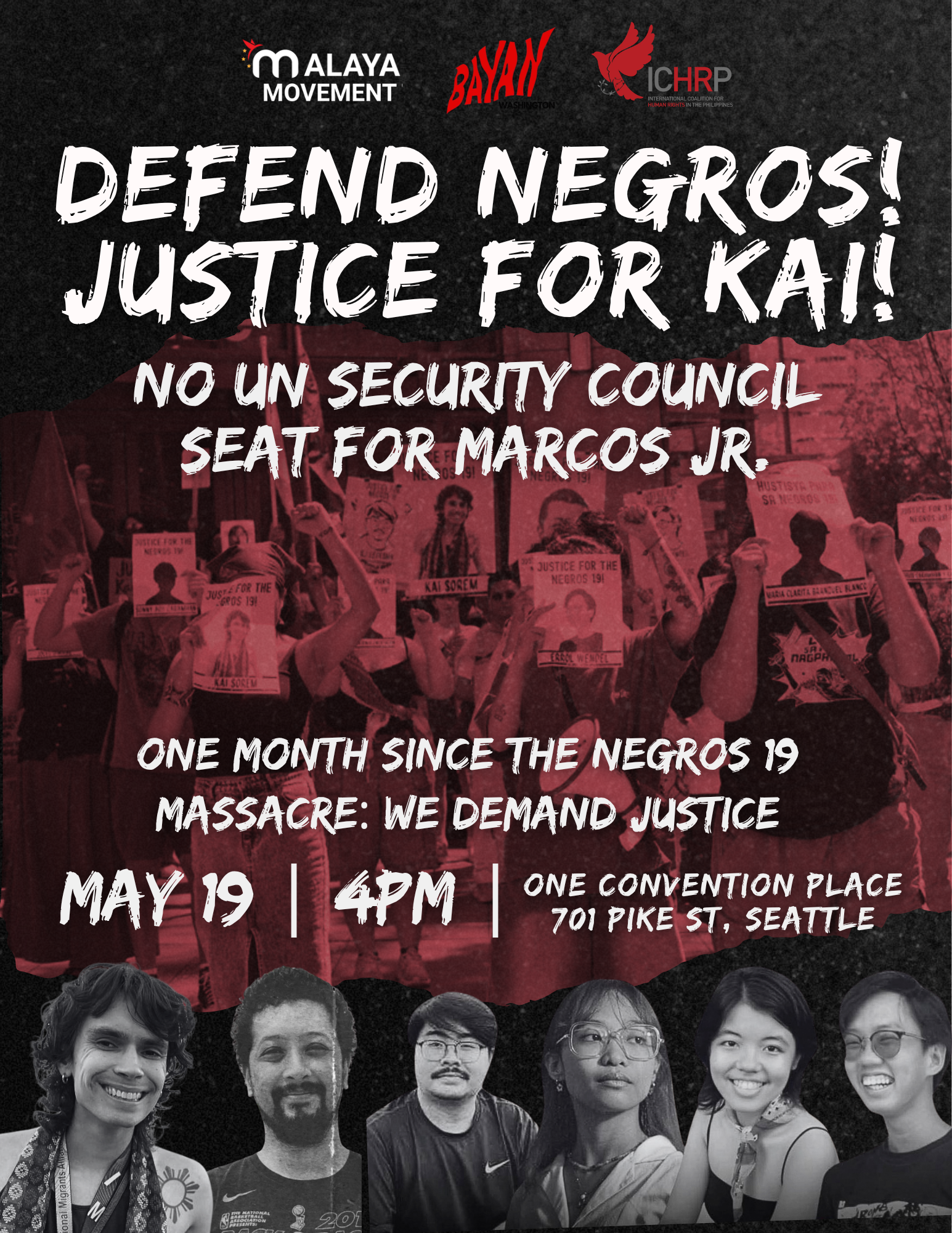 JUSTICE FOR NEGROS 19 RALLY