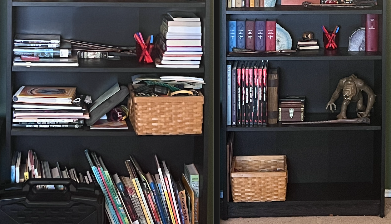 Bookshelves Detail