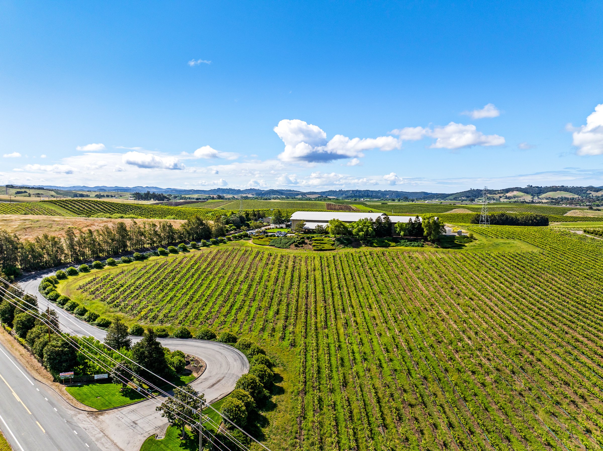 California wine production facility offering custom crush and packaging services.
