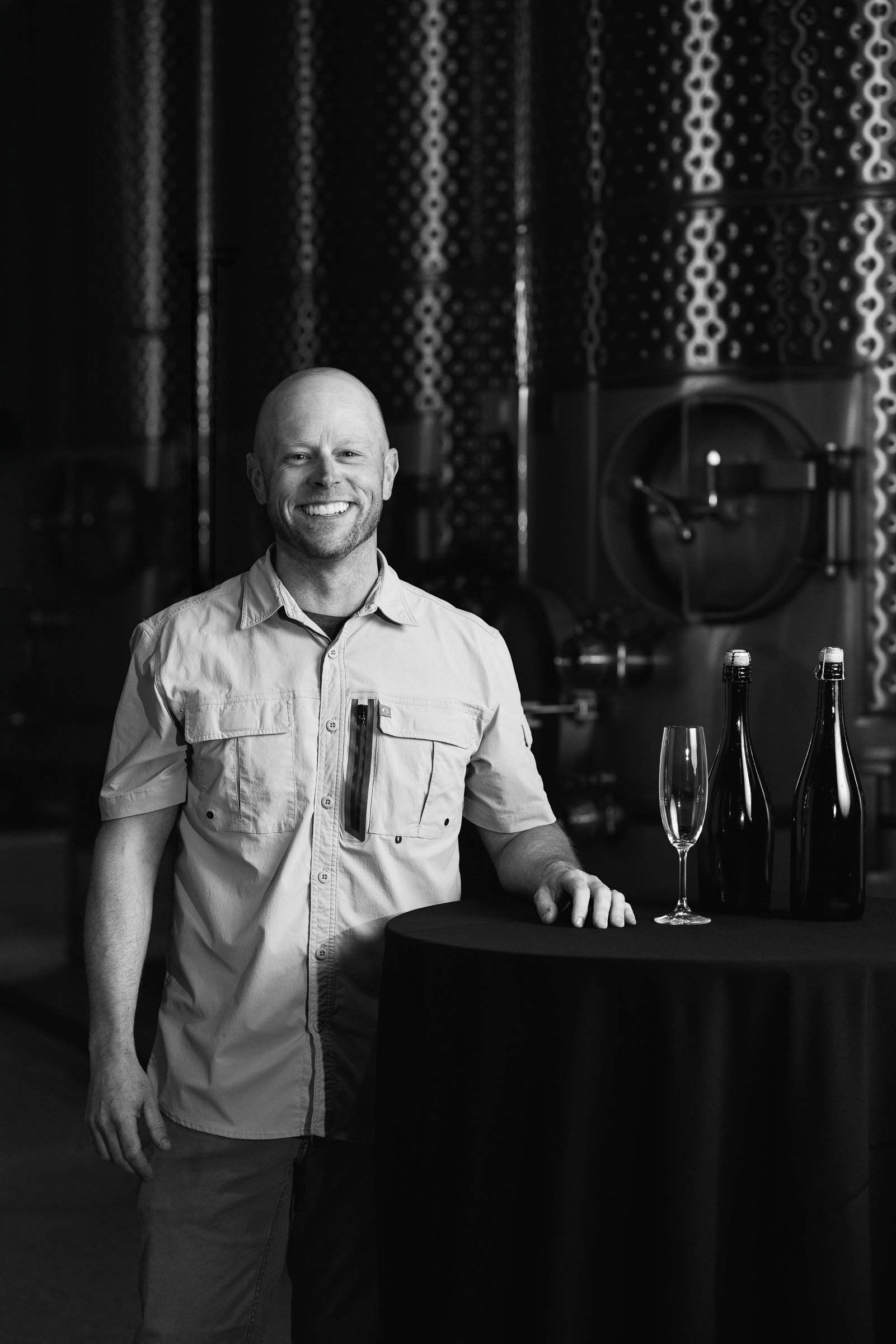 Winemaker Jason Fullmer at Mercenary Premier.