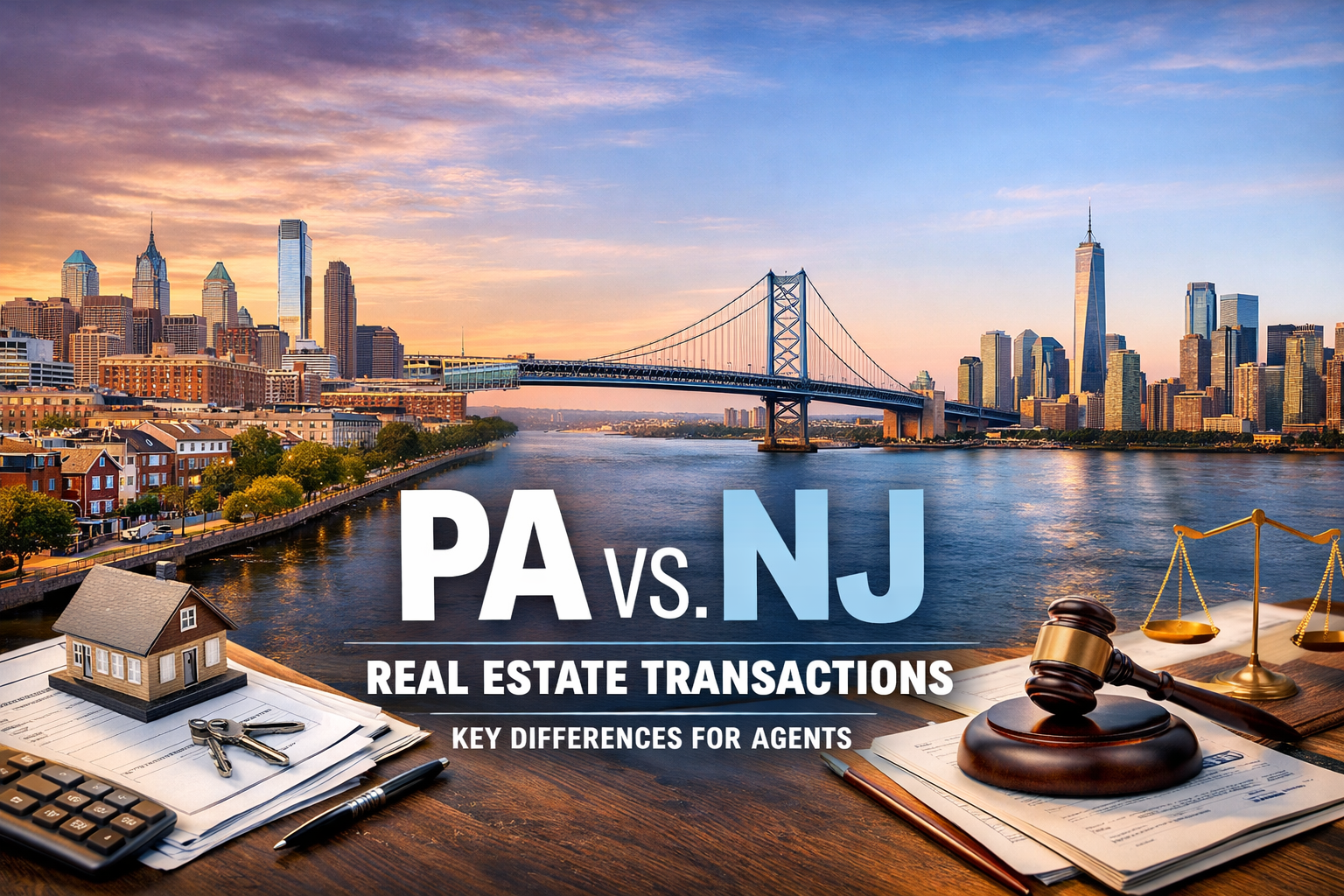 PA vs. NJ Real Estate Transactions: Key Differences Agents Miss