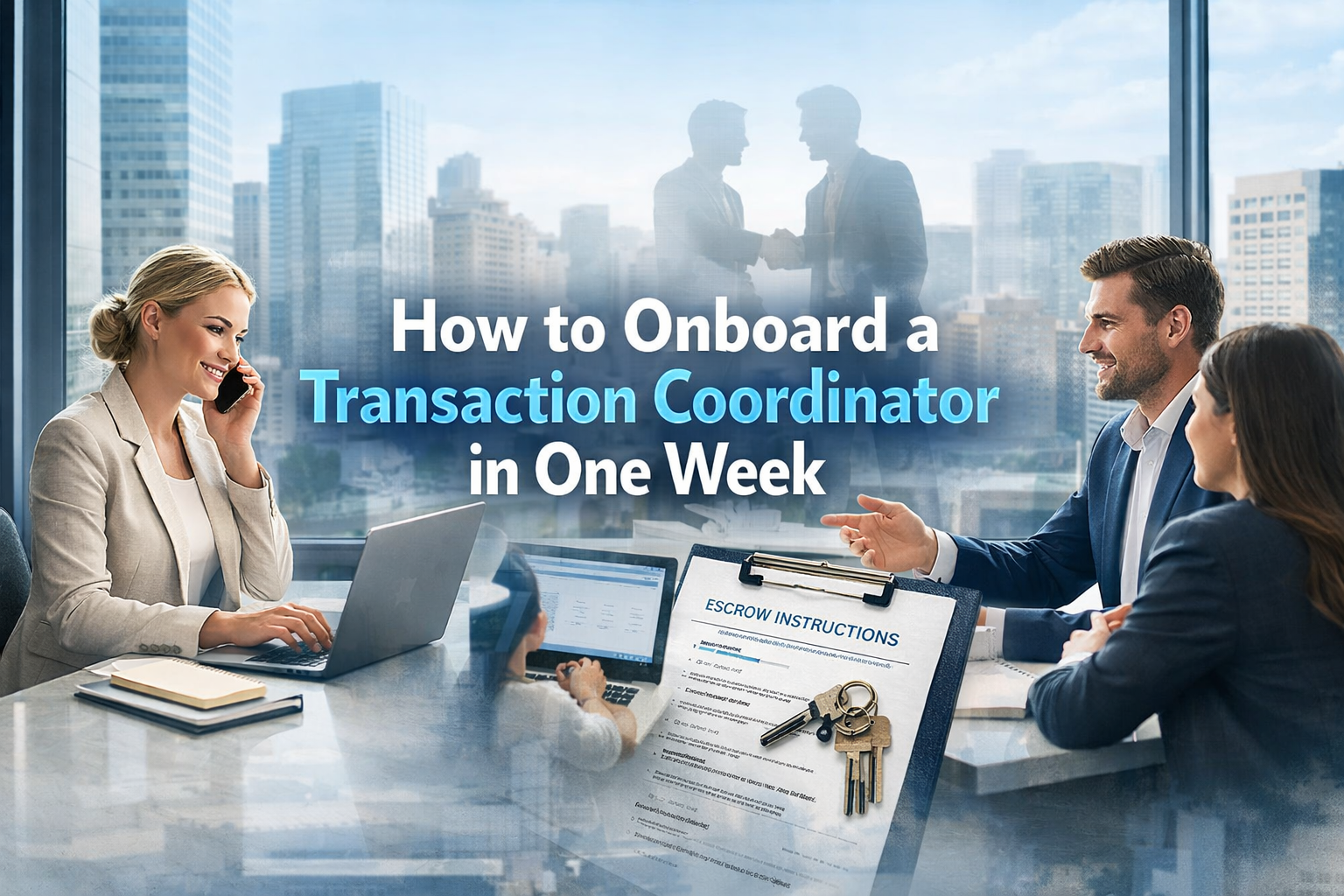 How to Onboard a Transaction Coordinator in One Week