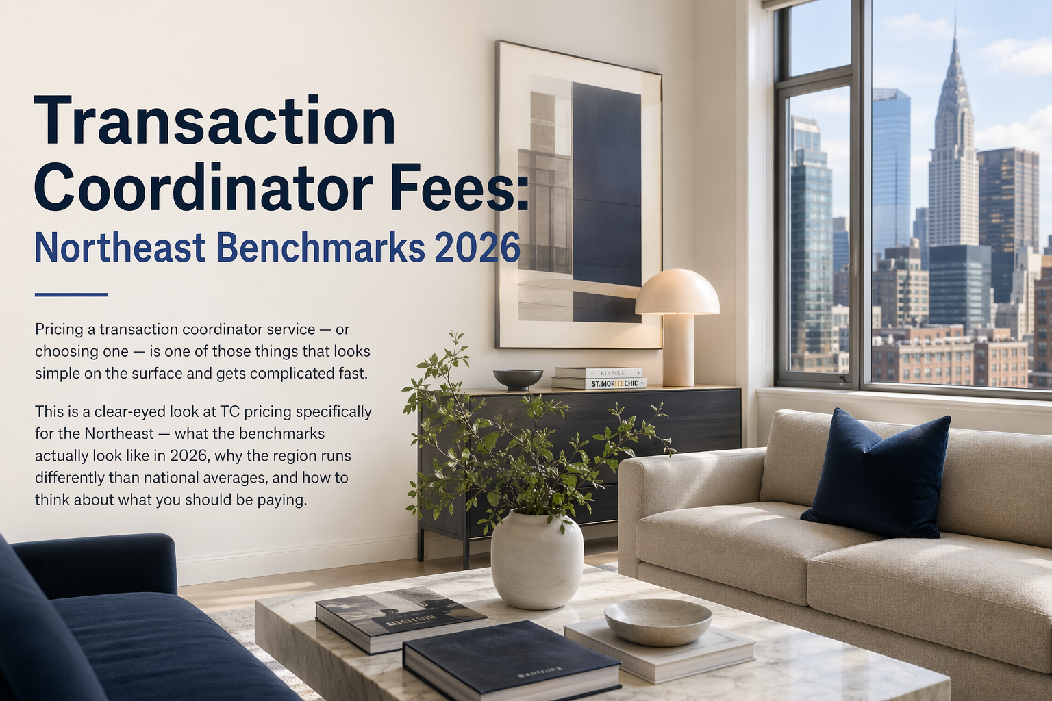 Transaction Coordination Fees: Regional Benchmarks for the Northeast