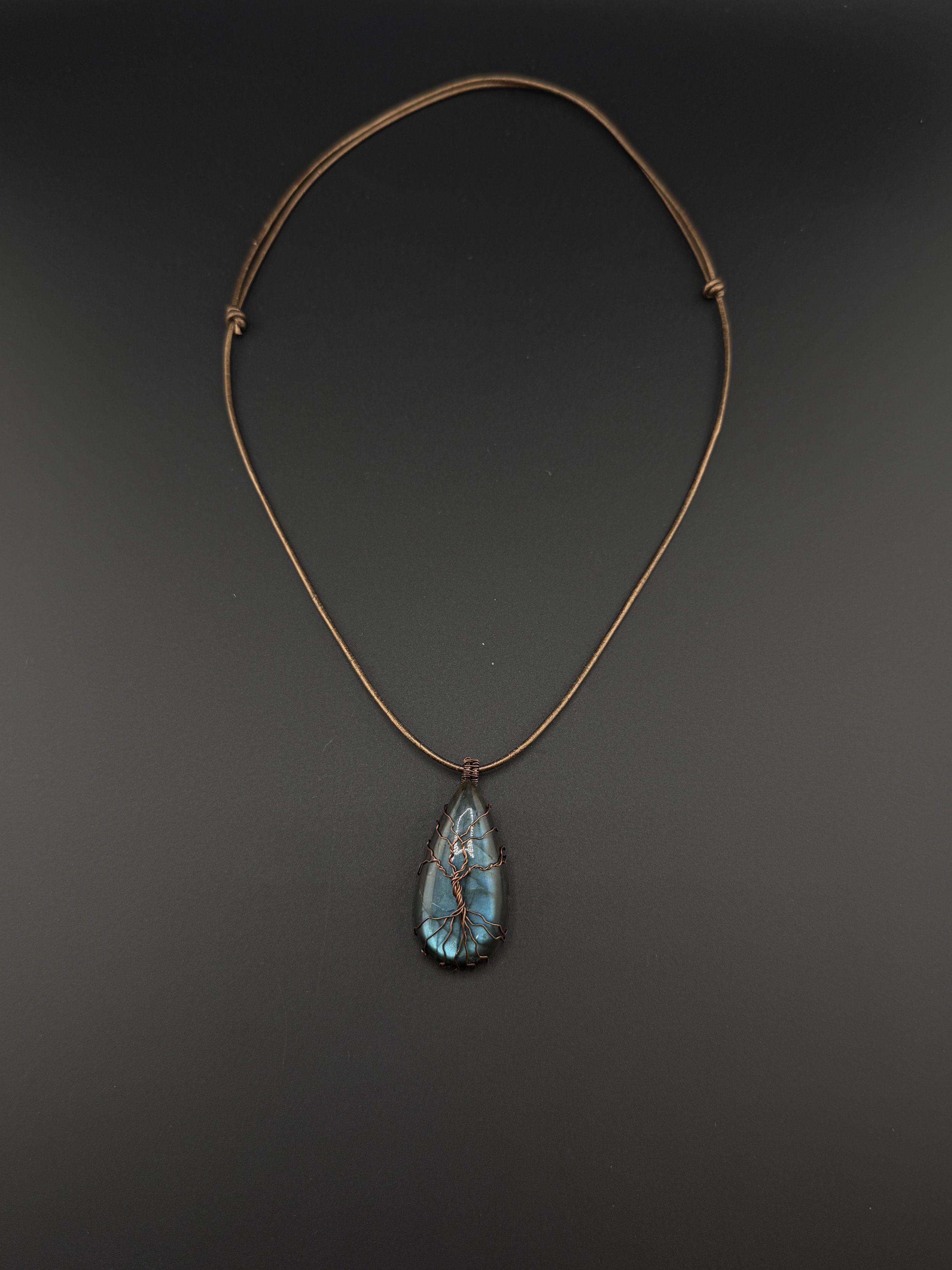 Labradorite Tree of Life Necklace