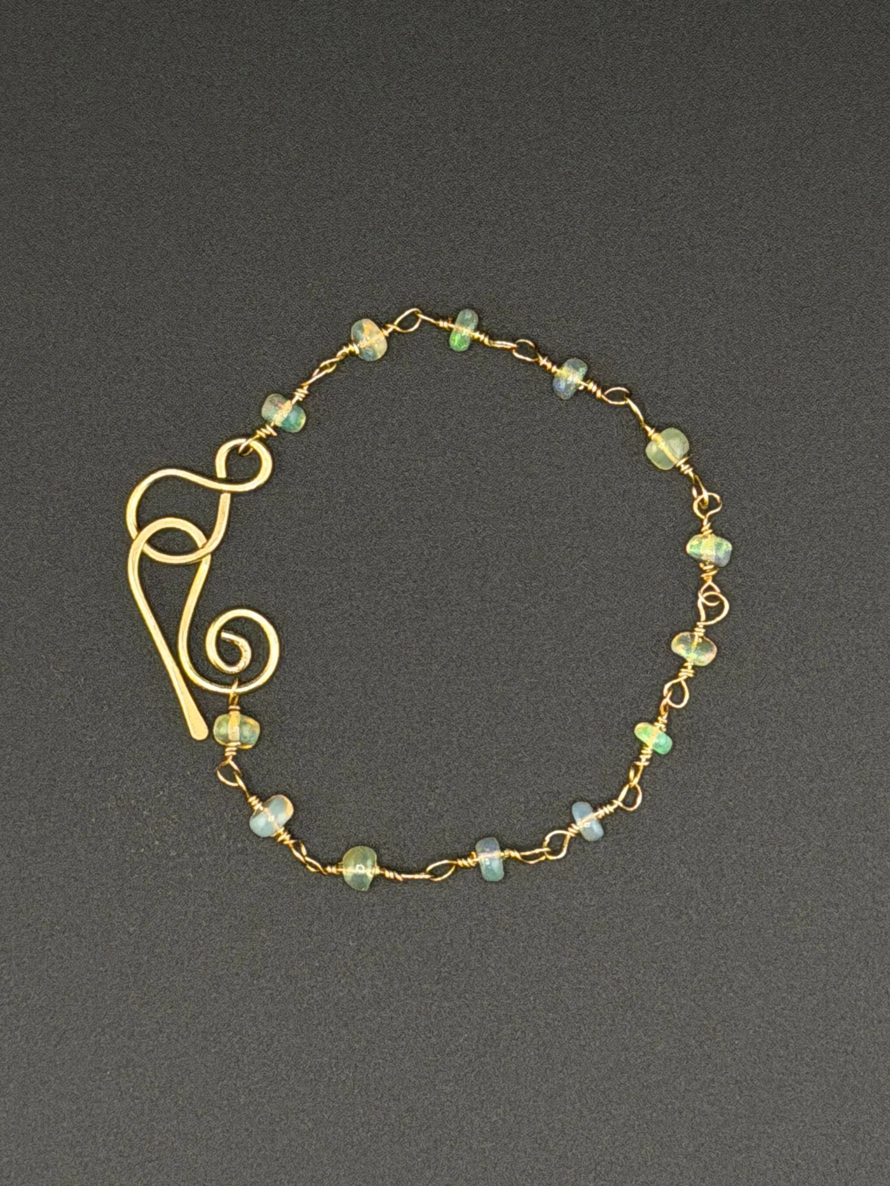 Dainty Opal Bracelet
