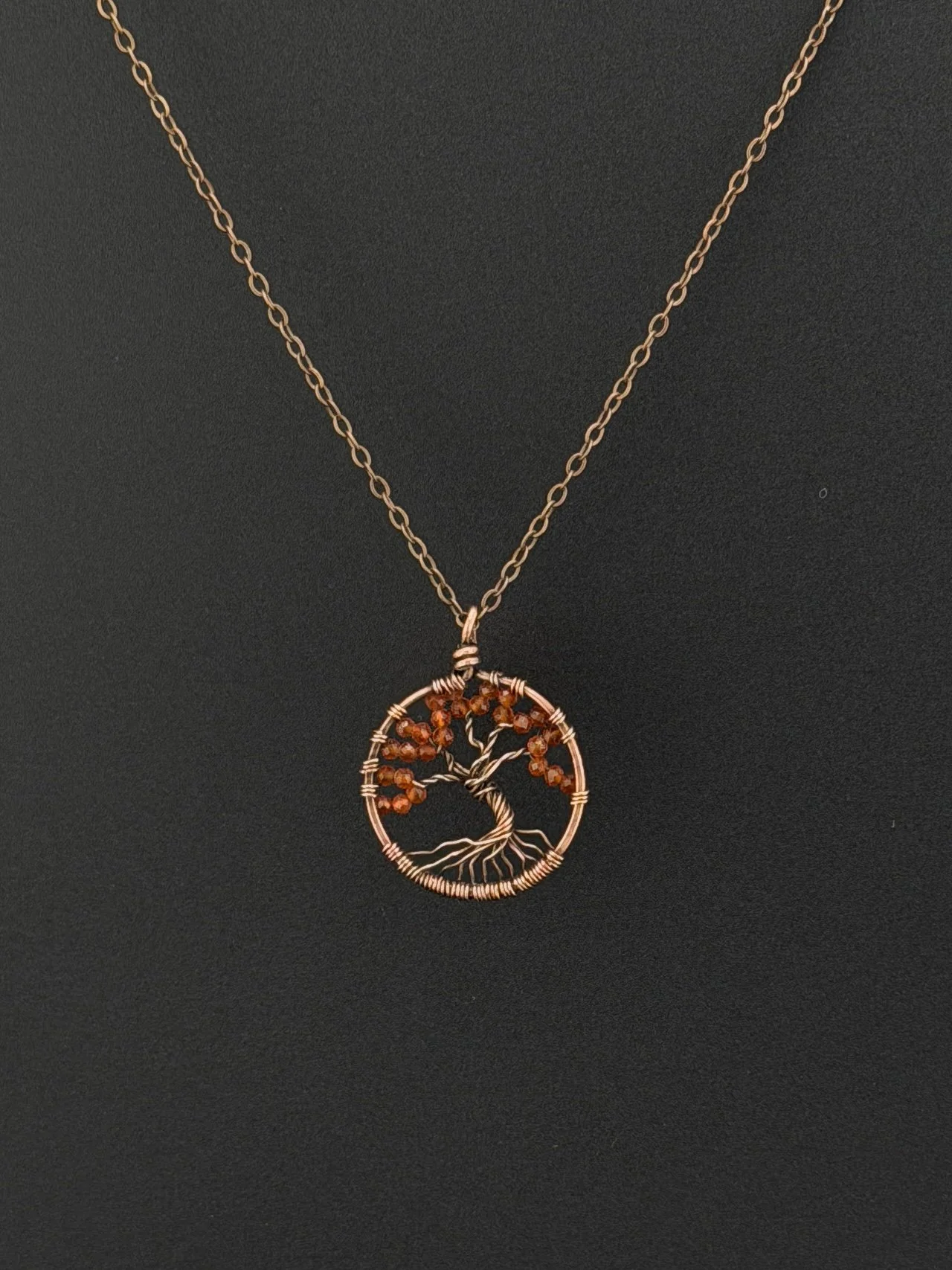 Carnelian Tree of Life Pendant