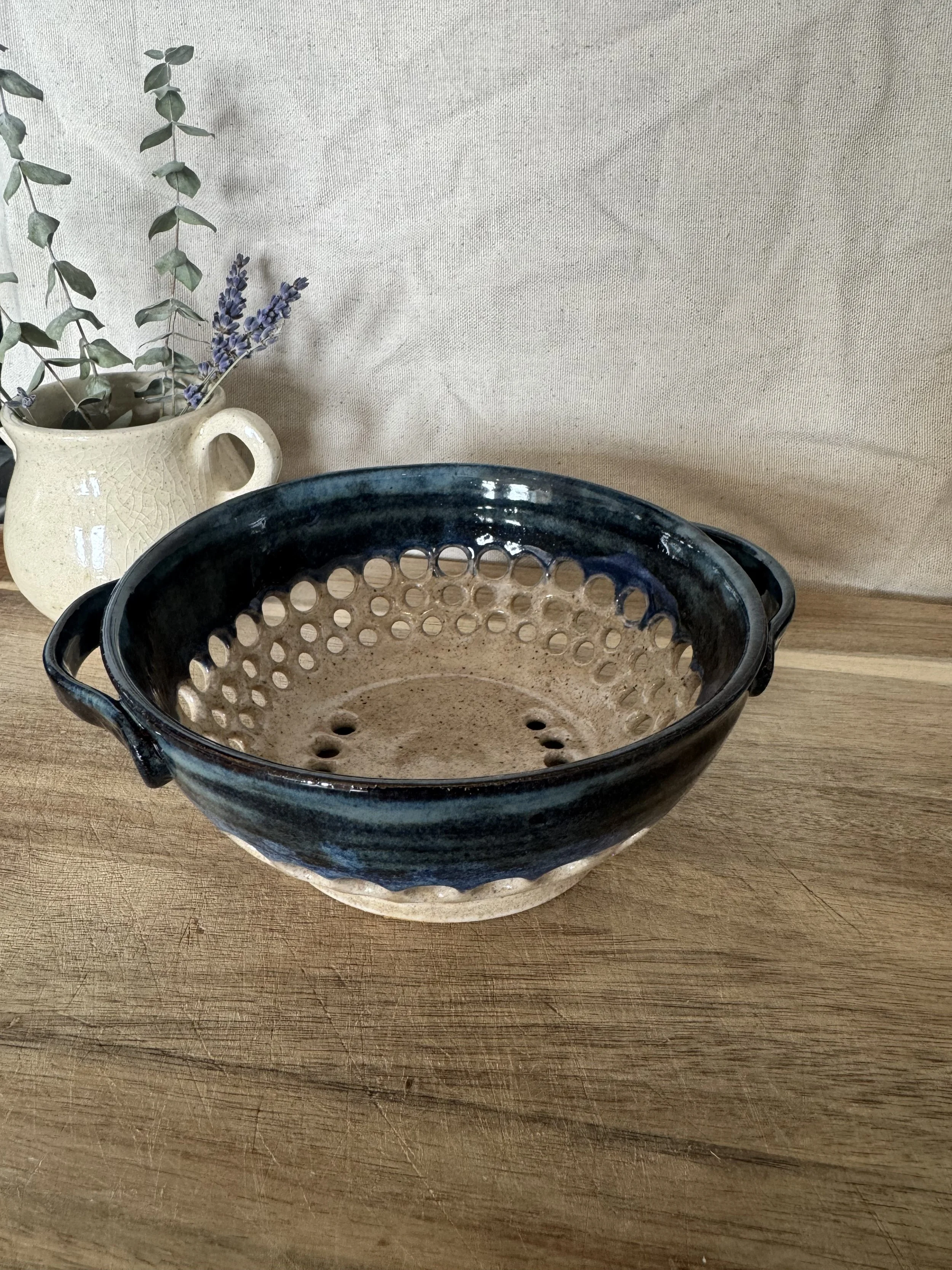 Handcrafted Ceramic Berry Bowl