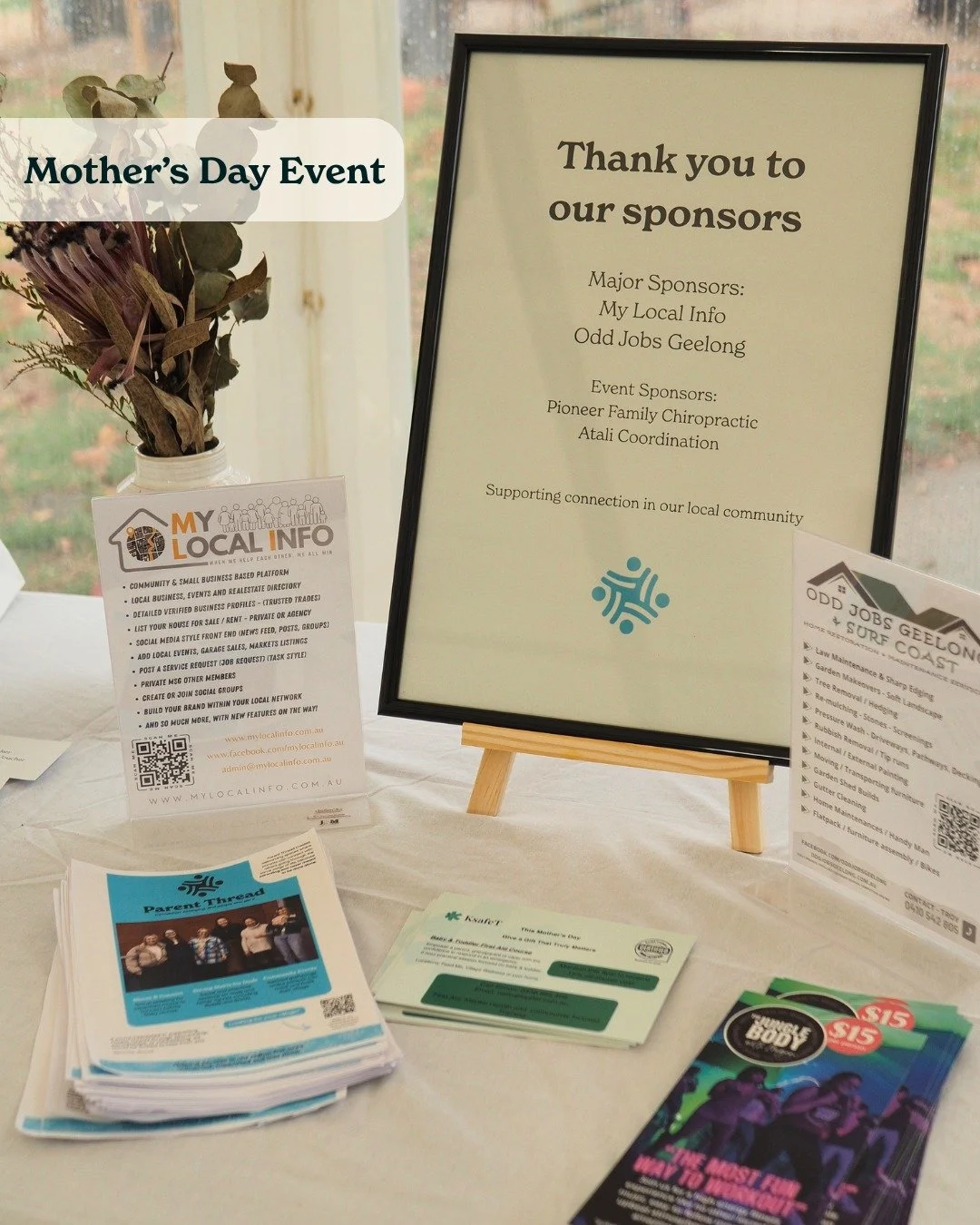 When community shows up, beautiful things happen!

Yesterdays Mother&rsquo;s Day Coffee Catch Up was such a special reminder of what can happen when local people and businesses come together to create spaces where parents feel welcomed, supported, an