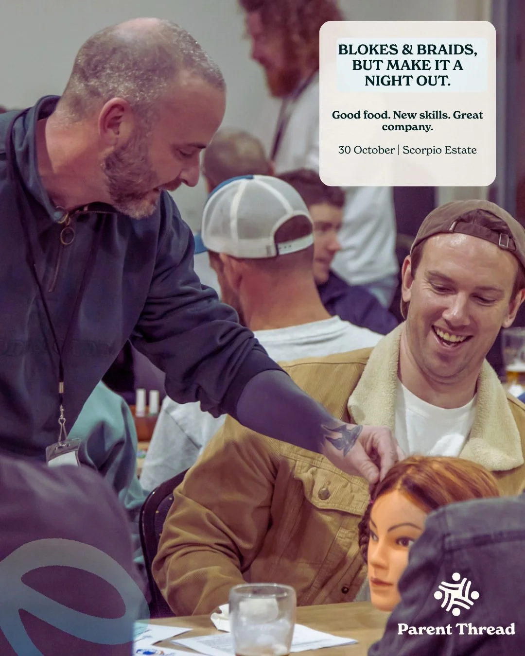 Blokes &amp; Braids is back, and we're doing things a little differently this time! 🍻

After some brilliant events bringing local dads together, we're stepping things up with an epic venue, good food, plenty of laughs and a few new skills along the 