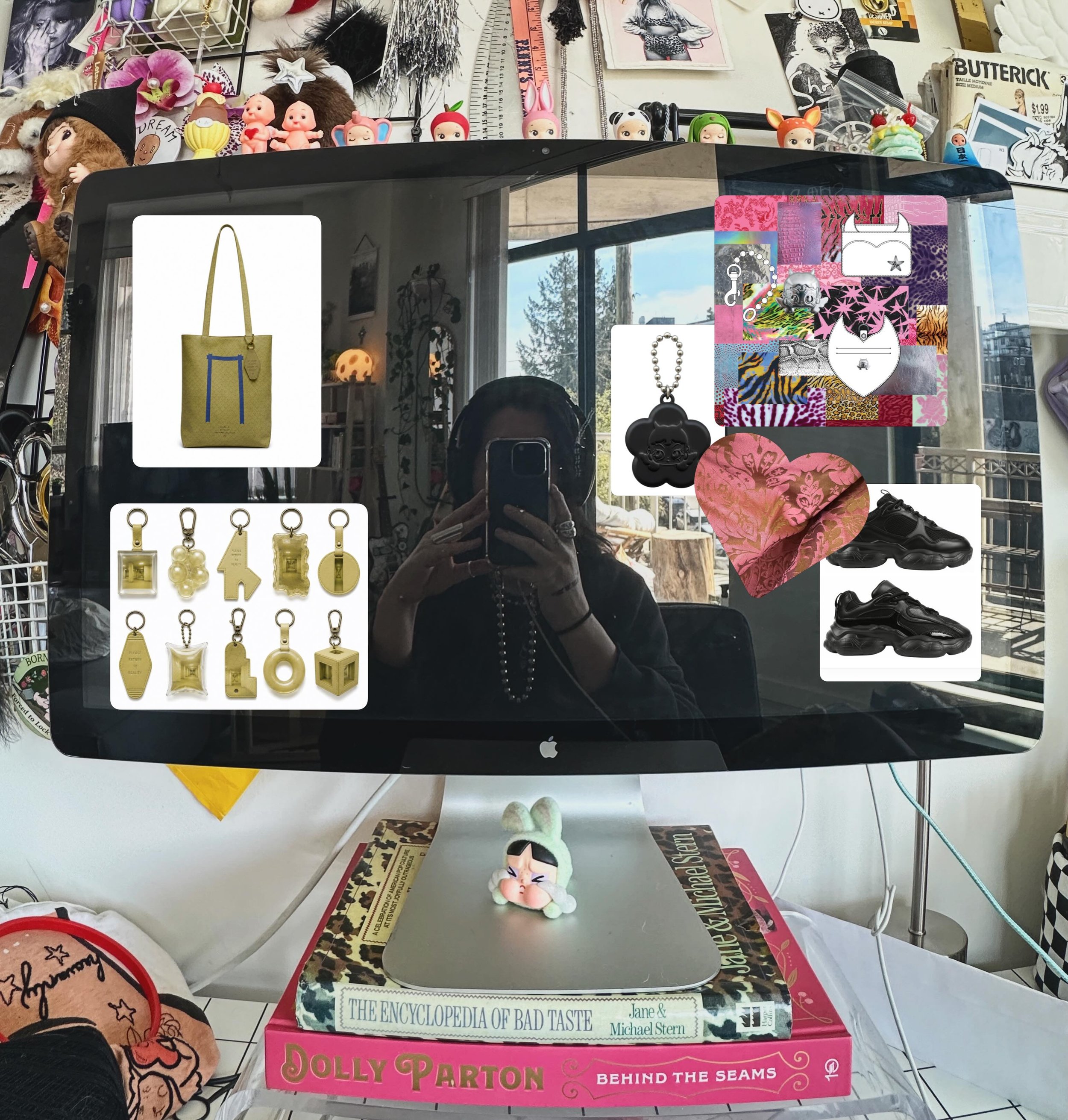 My little creative corner ✂️🧷👩&zwj;💻 

#freelancedesigner #creativechaos #desktop #accessories #desktour