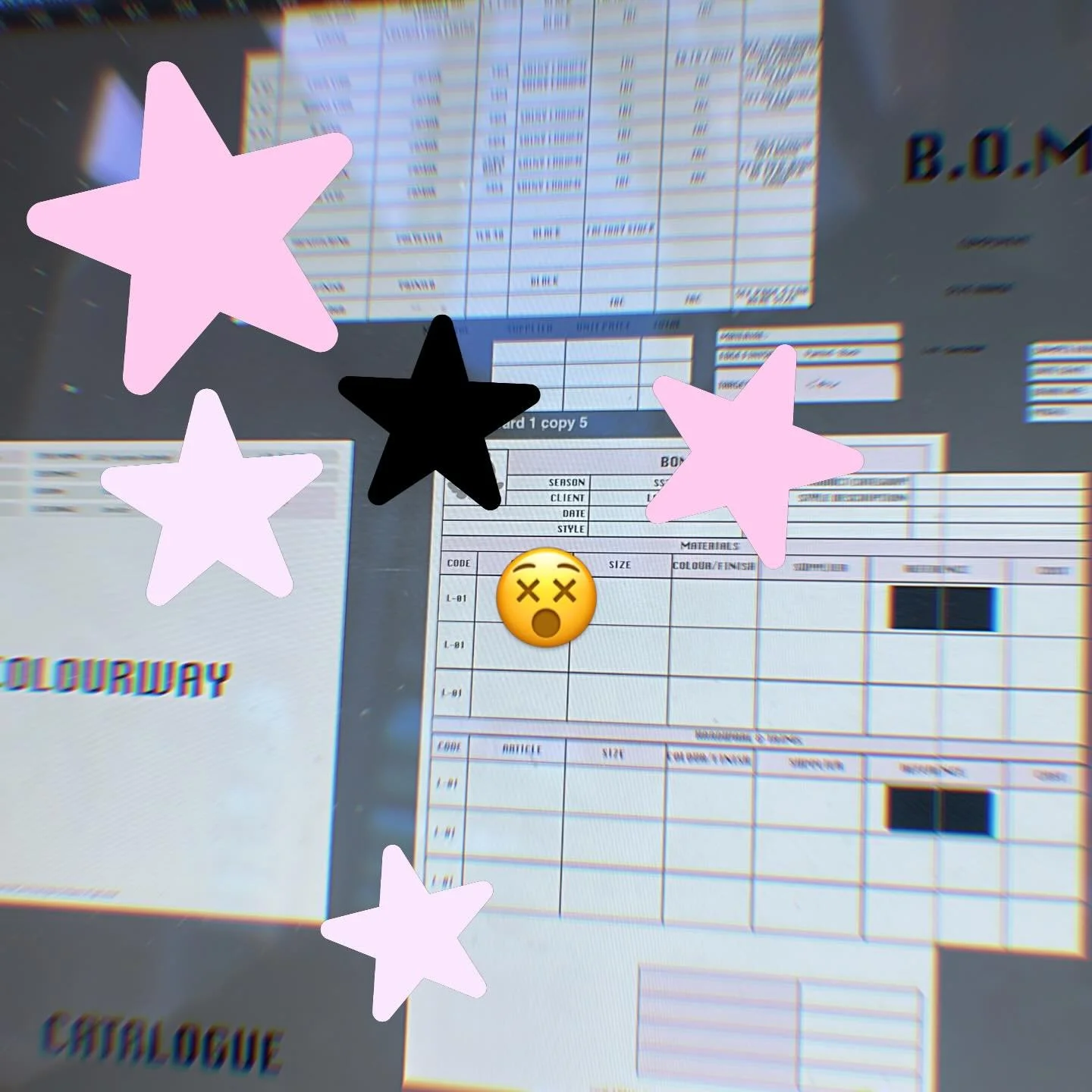 Building BOMS - going cross eyed 🤪

#freelancedesigner #behindthescenes #adobe #accessorydesigner