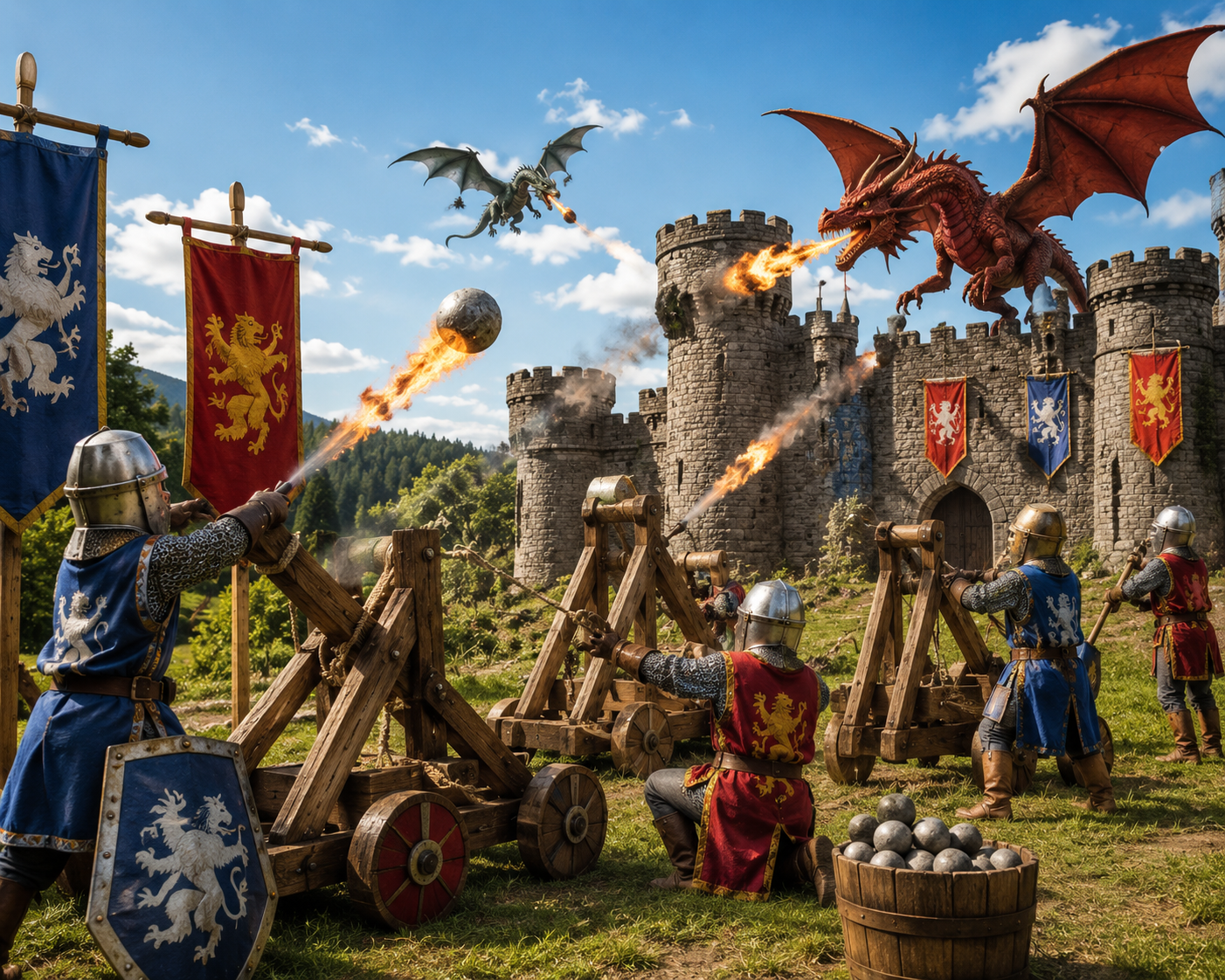 Knights & Dragons: Catapult Challenge