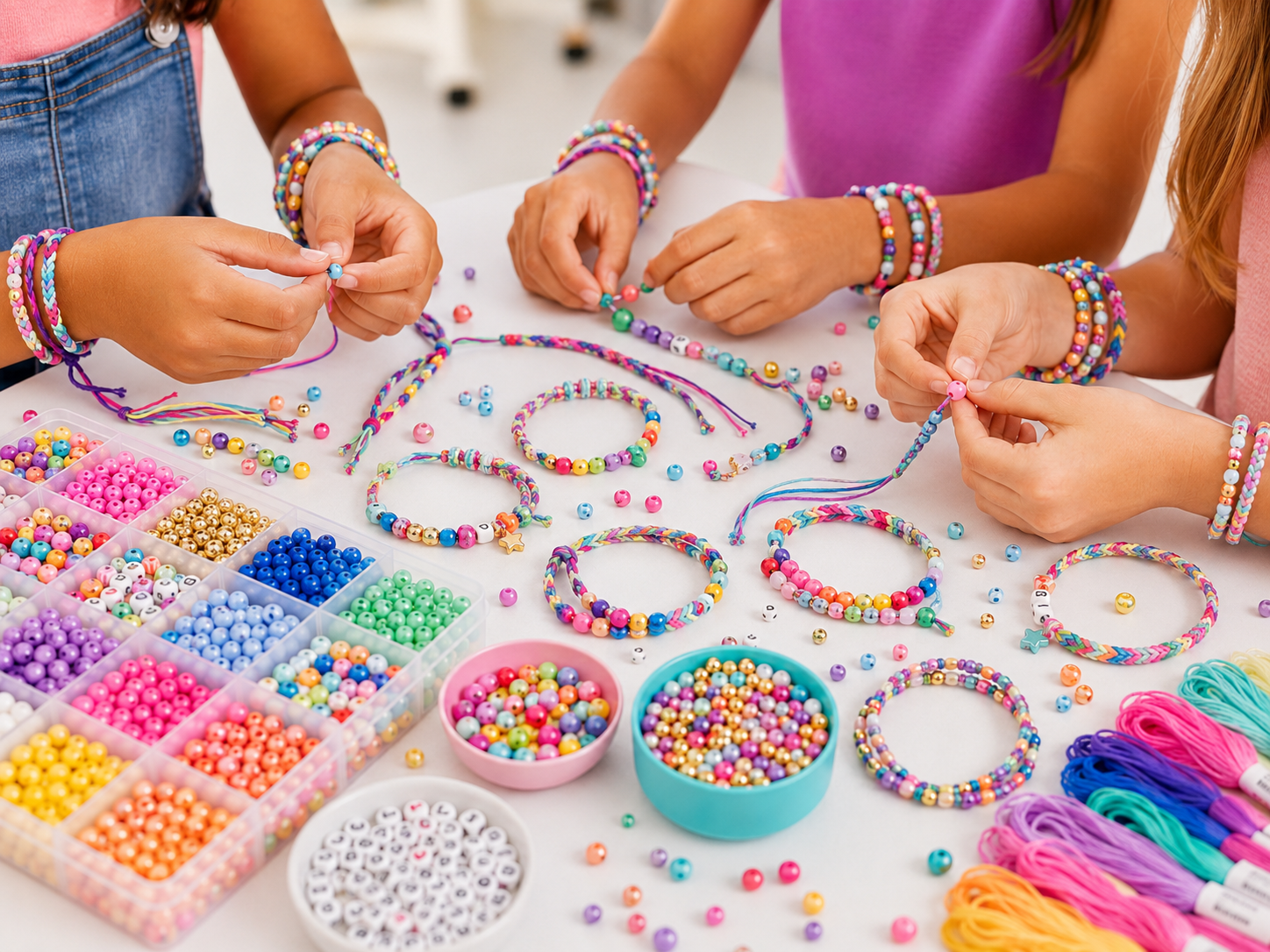Friendship Bracelet Making - Bring a Friend for Free!