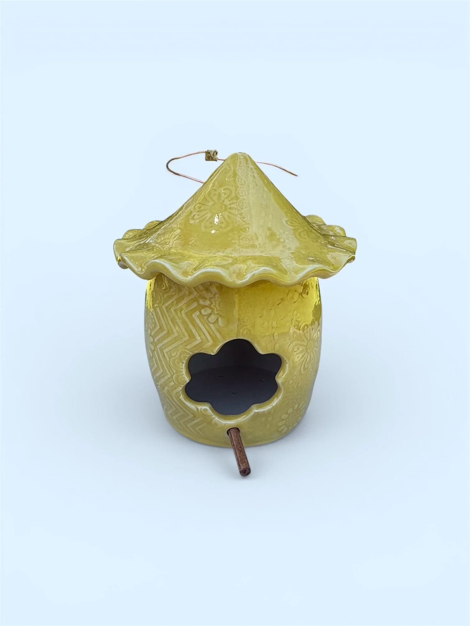 Birdhouse - Marigold Yellow  ($55)  SOLD
