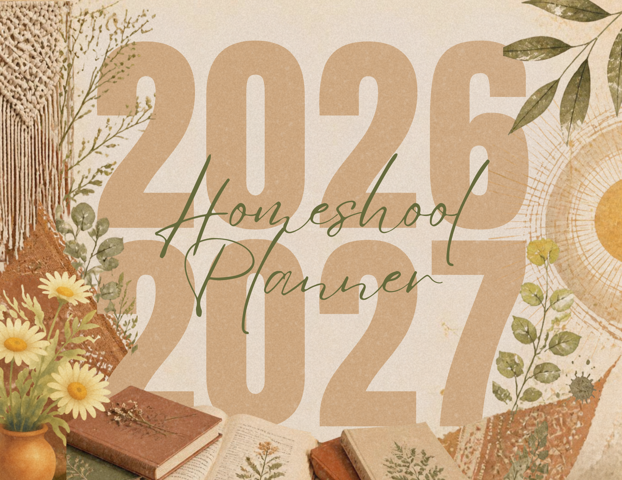 2026-2027 Homeschool Master Planner - available soon
