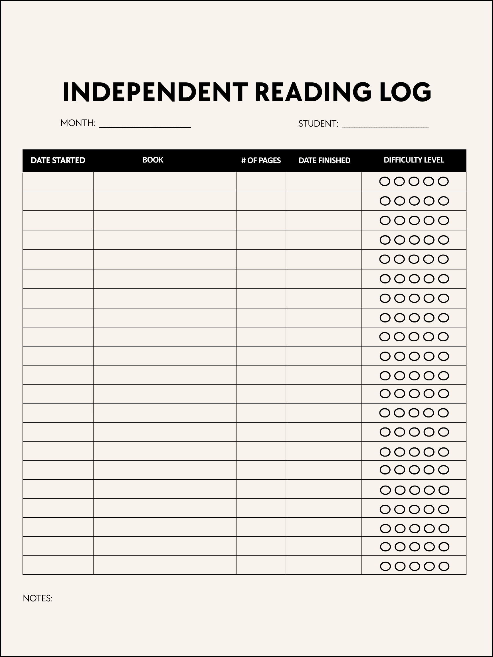Book Logs
