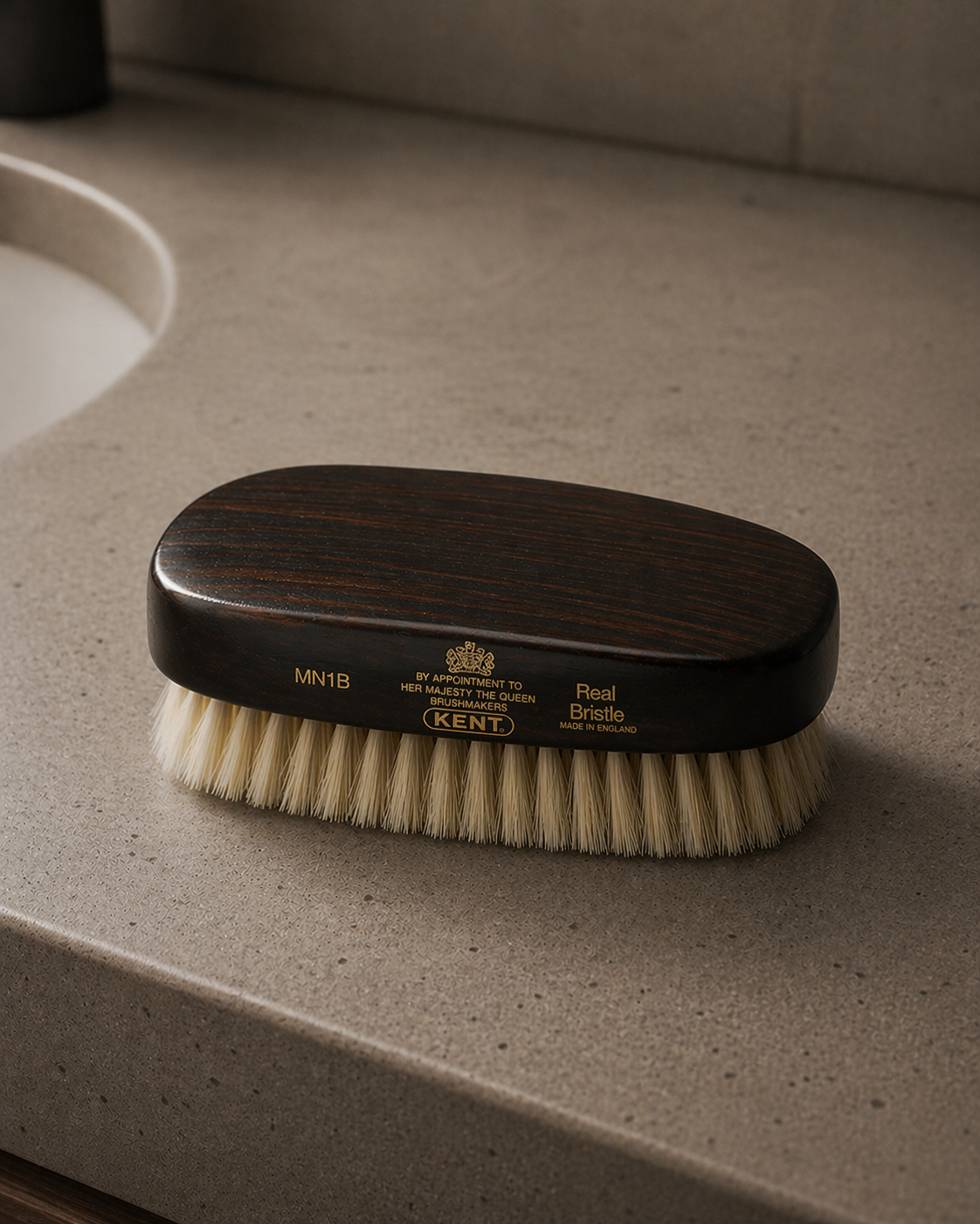 KENT MN1B HANDMADE MEN’S HAIRBRUSH.
