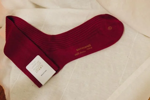 GAMMARELLI POPE SOCKS — HOSIERY Gammarelli, Rome, since 1798