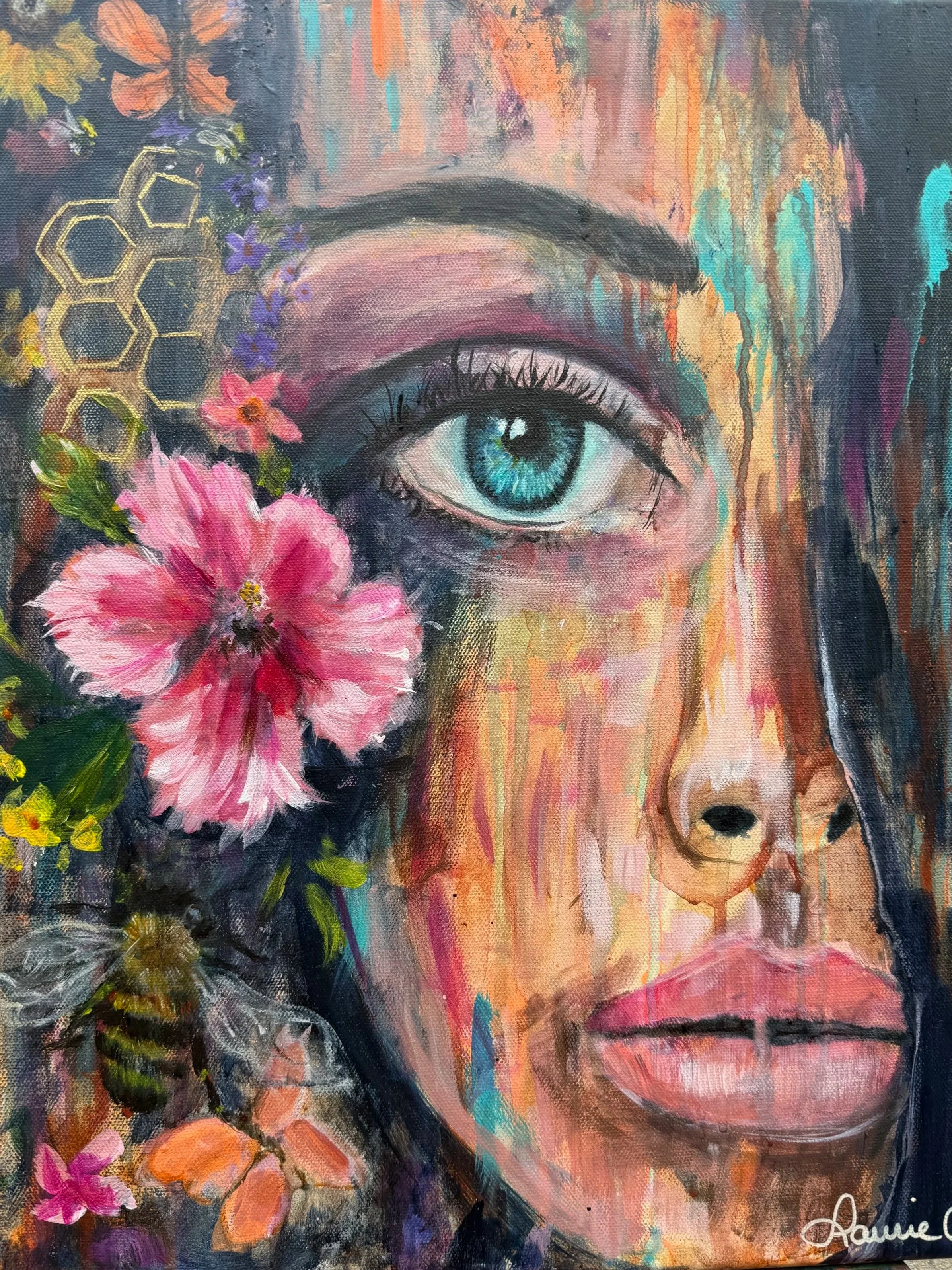 I Bloom |
This piece reflects becoming, unfolding, and allowing yourself to take up space.
