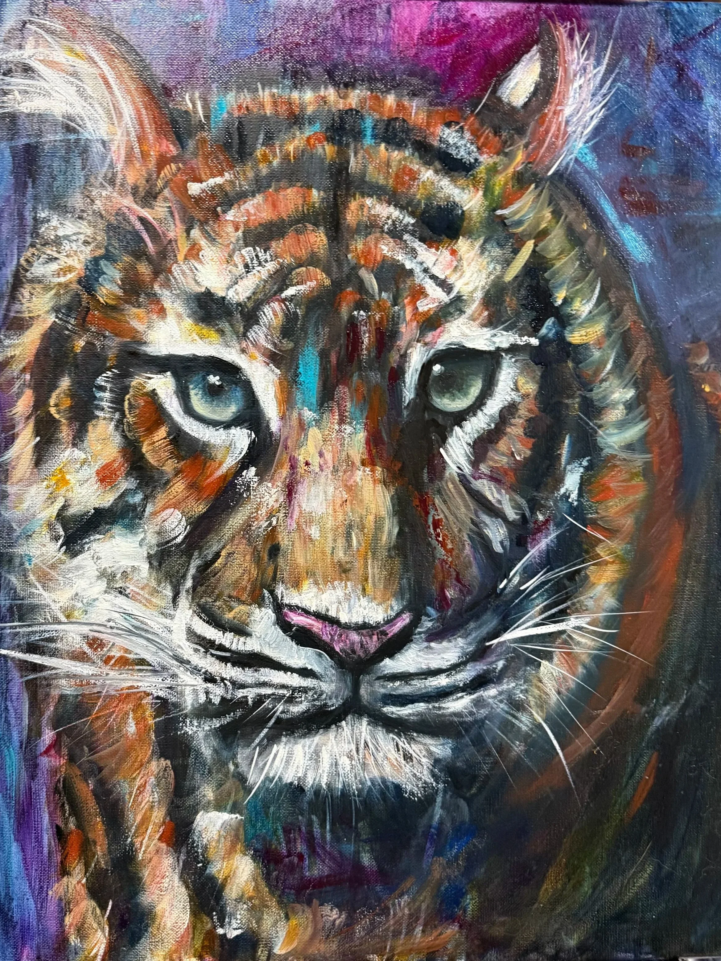 Courage |
This piece captures the moment you choose 
not when fear is gone, but when you move forward anyway.
