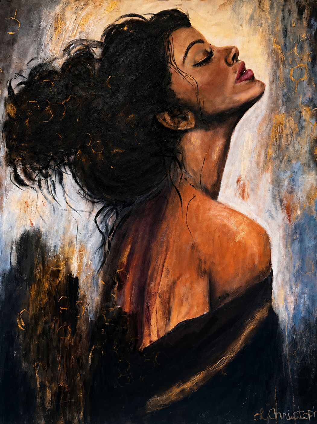Still She Finds Light | quite portrait of resilience, reminding us that even in life’s darkest seasons, we can still find the light.