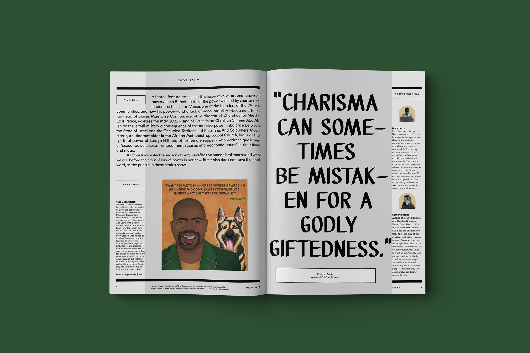 Spotlight Magazine Illustration