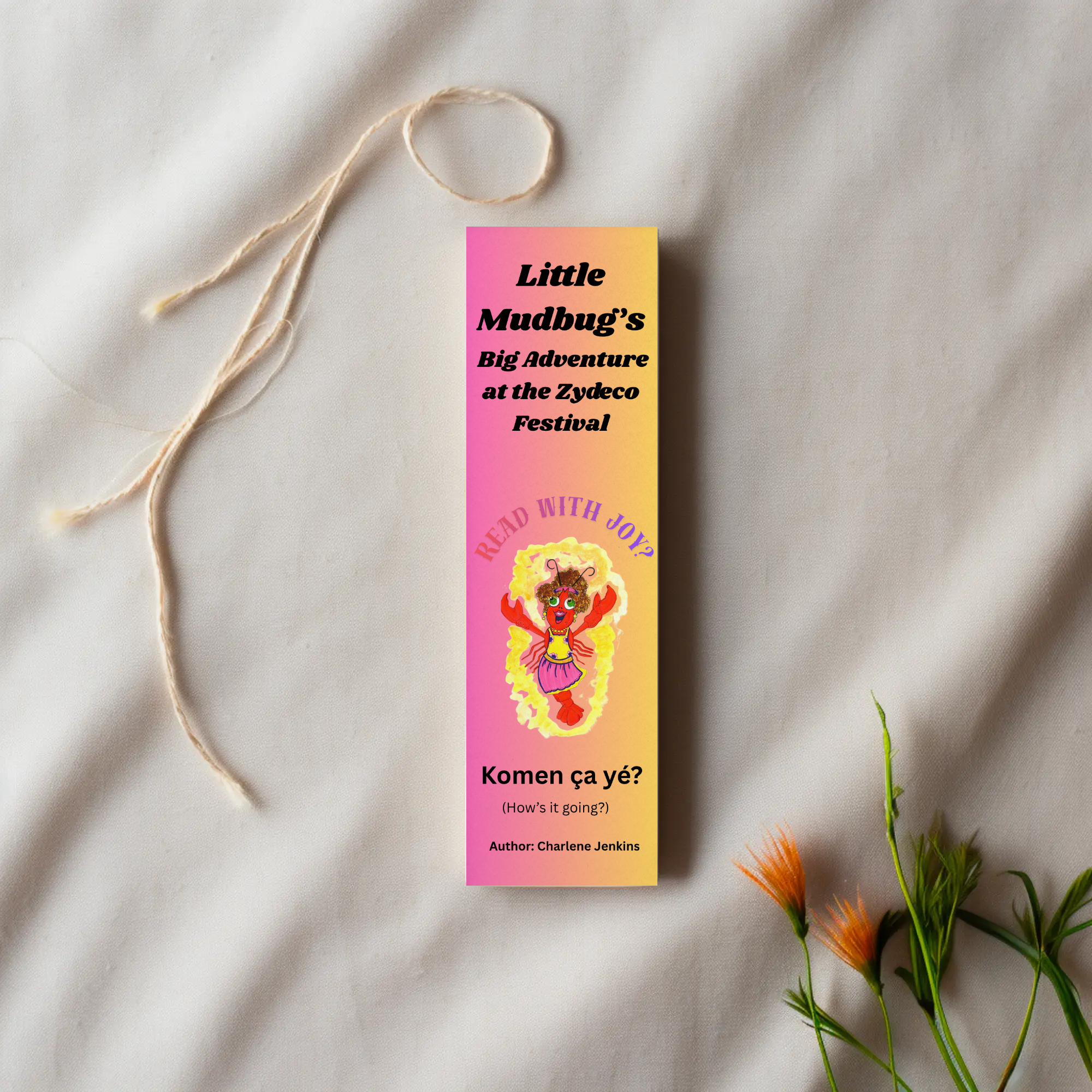 Little Mudbug Bookmark - Mrs.Mudbug