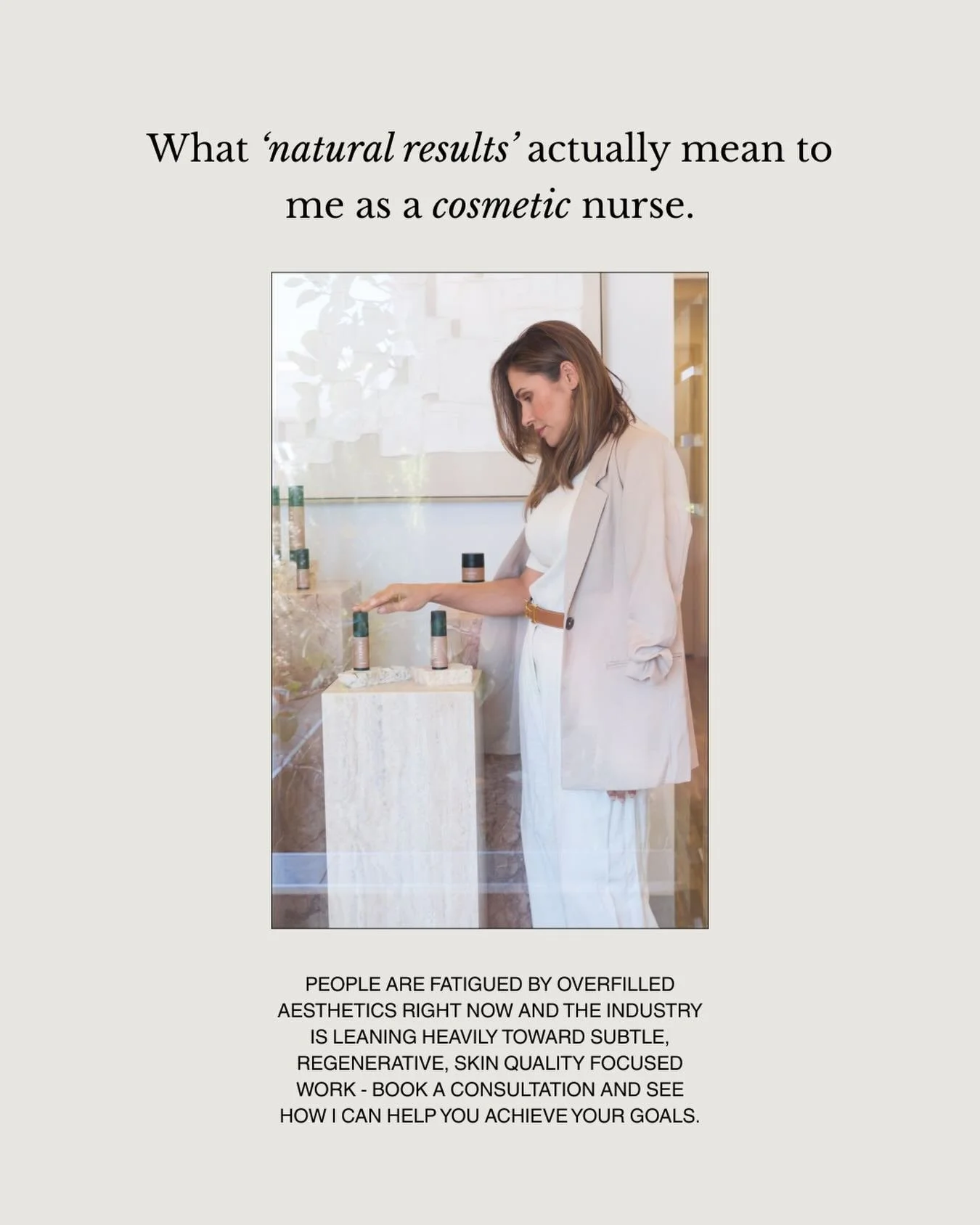 When patients tell me they want natural results, we are usually talking about the same thing. They want to look fresher. More rested. More confident. Not different.

My approach has always been to prioritise ballots, skin quality and long-term outcom