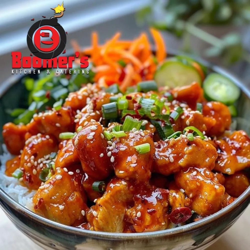 Sweet Chili Chicken Rice Bowls