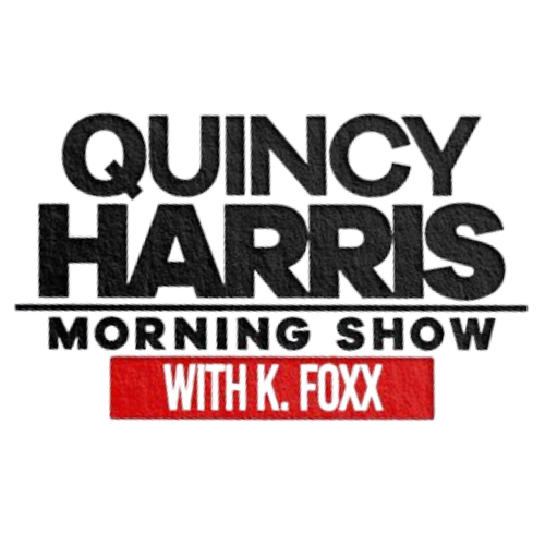 Logo for the Quincy Harris Morning Show with K. Foxx