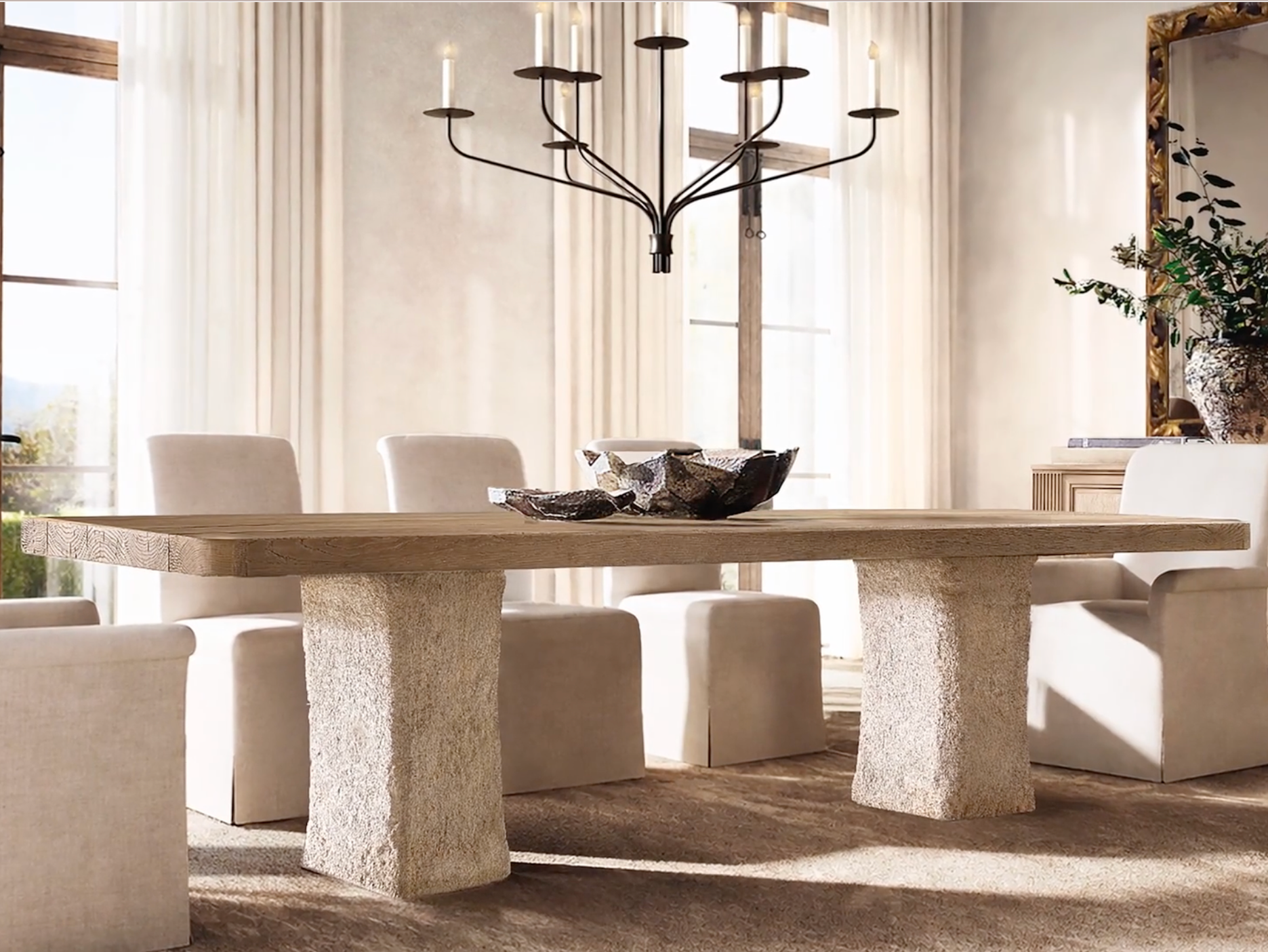 concept work finish and execution for Restoration Hardware - Terranova