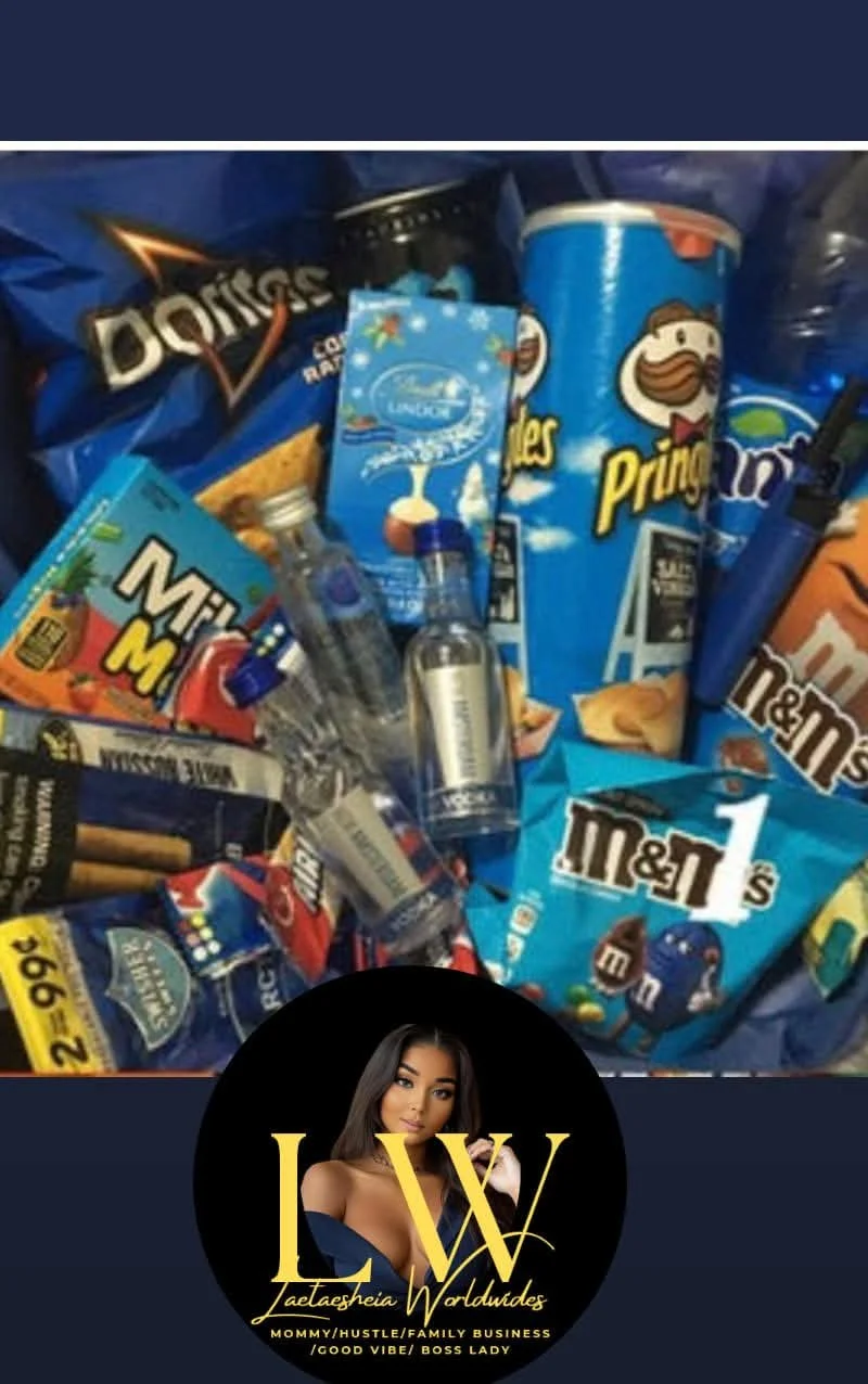 BLUE SNACK BOX