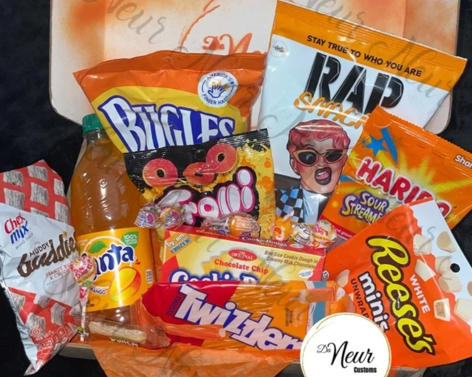 ORANGE SNACK BOX