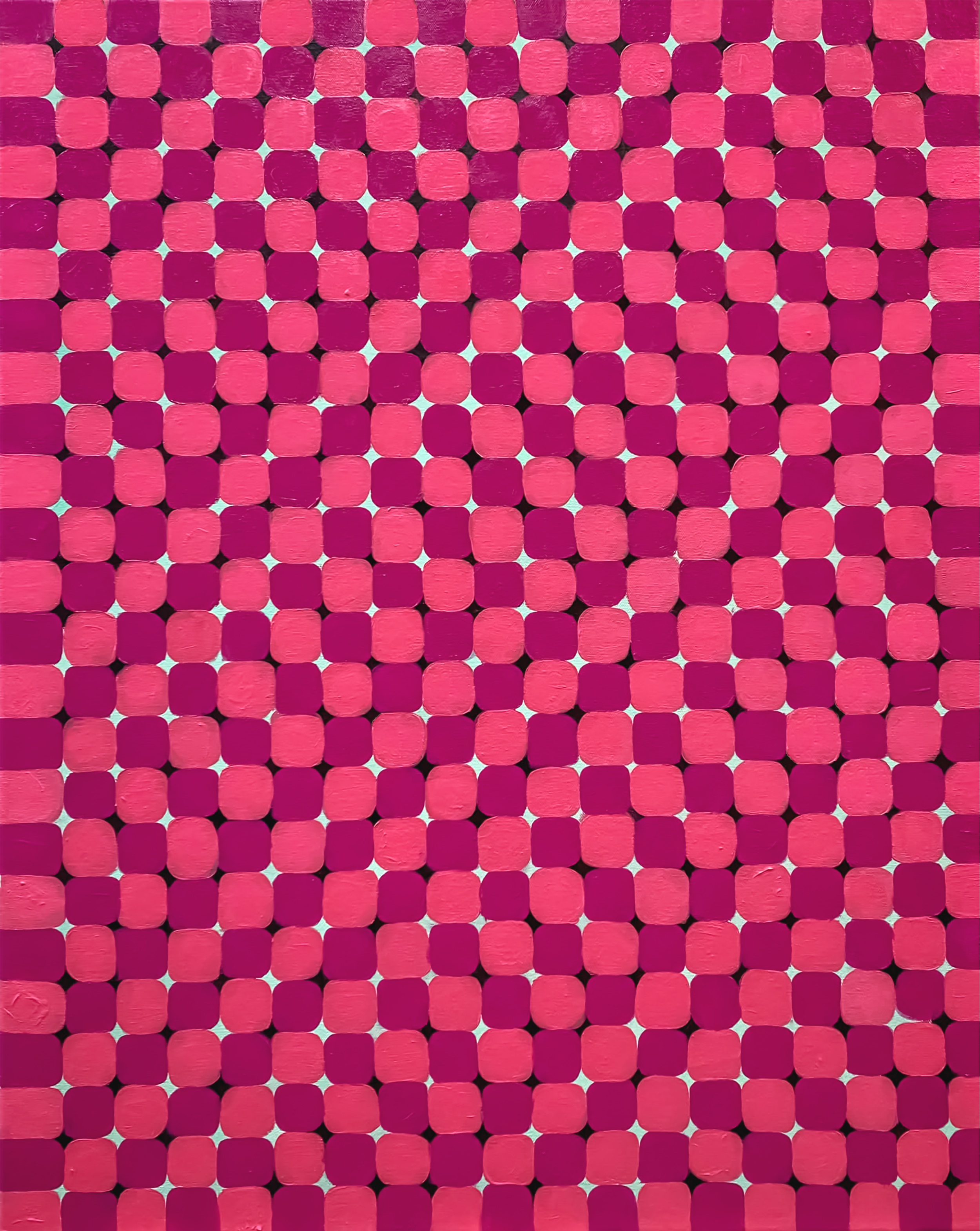 Jillian Geiter, "Tremor", Acrylic on Canvas, 2026, 21"x28"