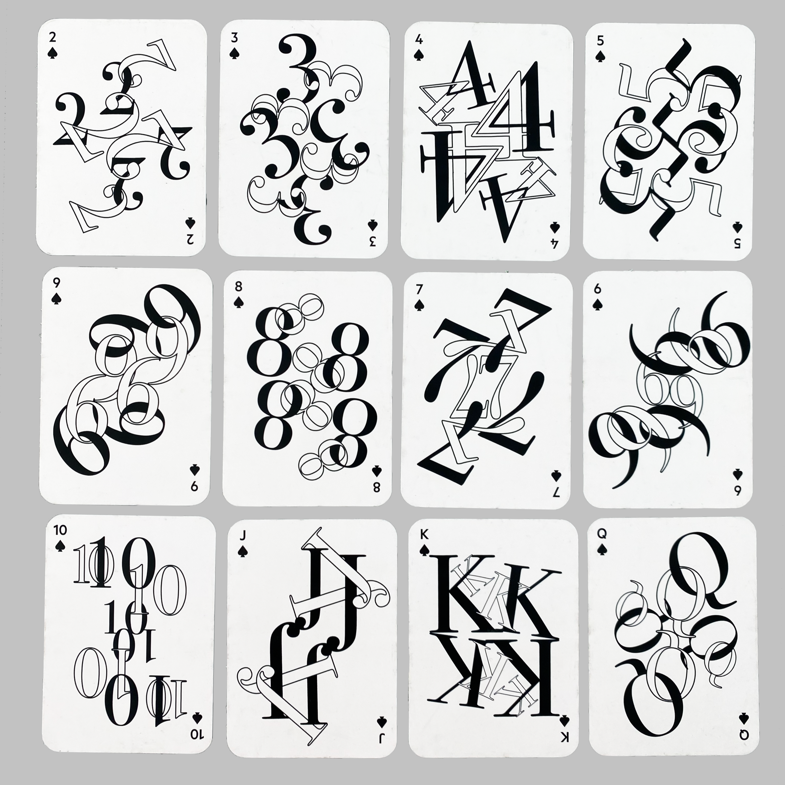 Front of Black Cards