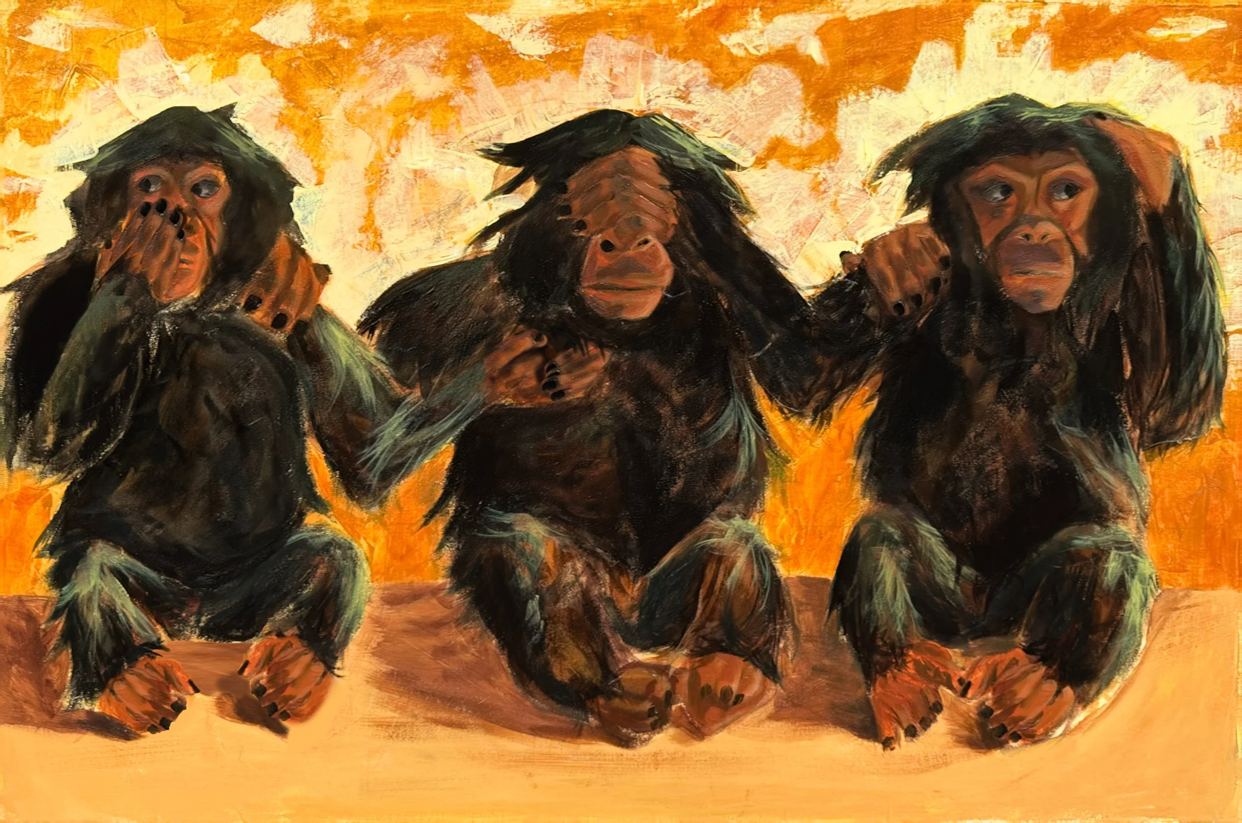 Jillian Geiter, "Prime Example", 2026, Acrylic on Canvas, 24"x36" 