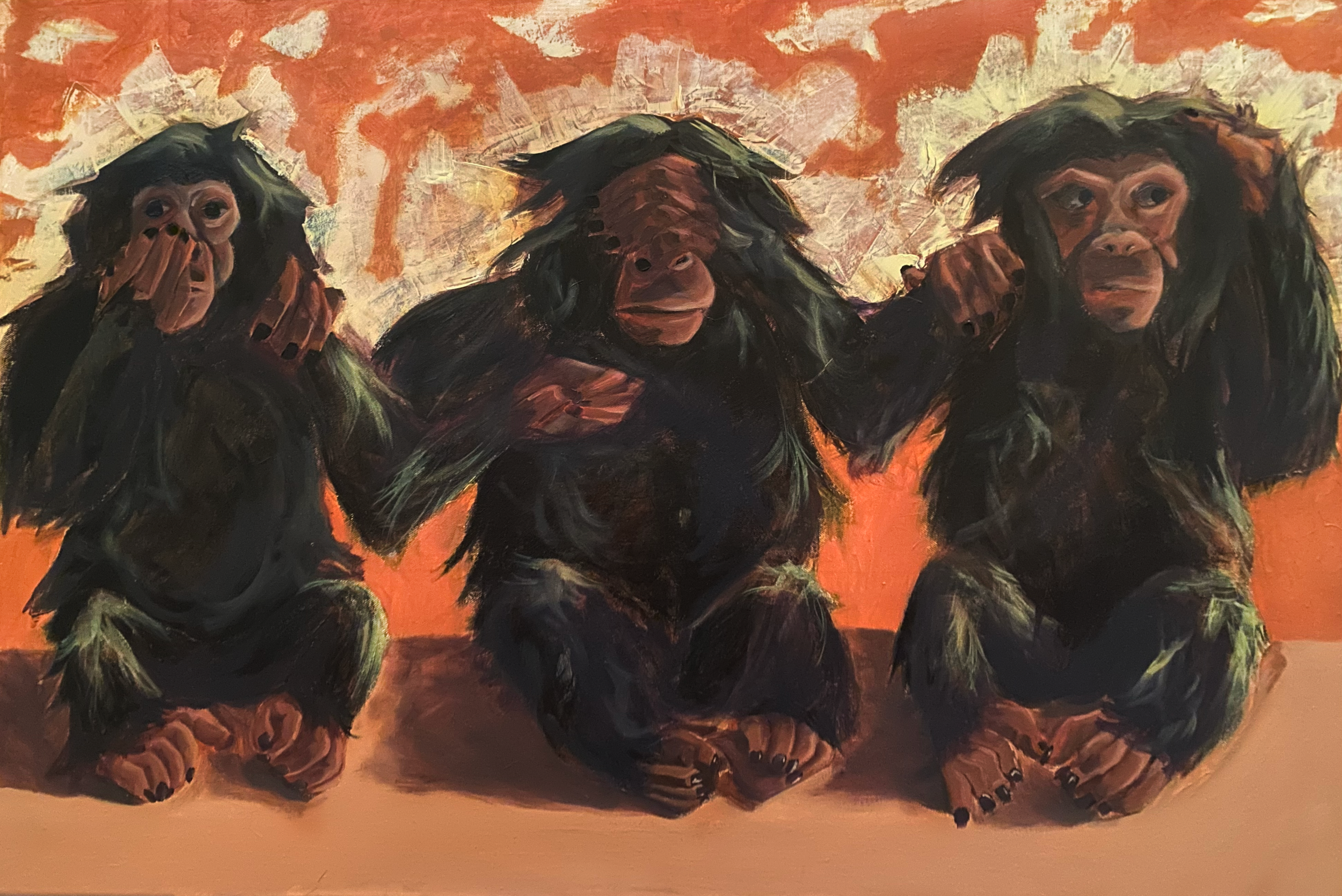 Jillian Geiter, "Prime Example", 2026, Acrylic on Canvas, 24"x36" 
